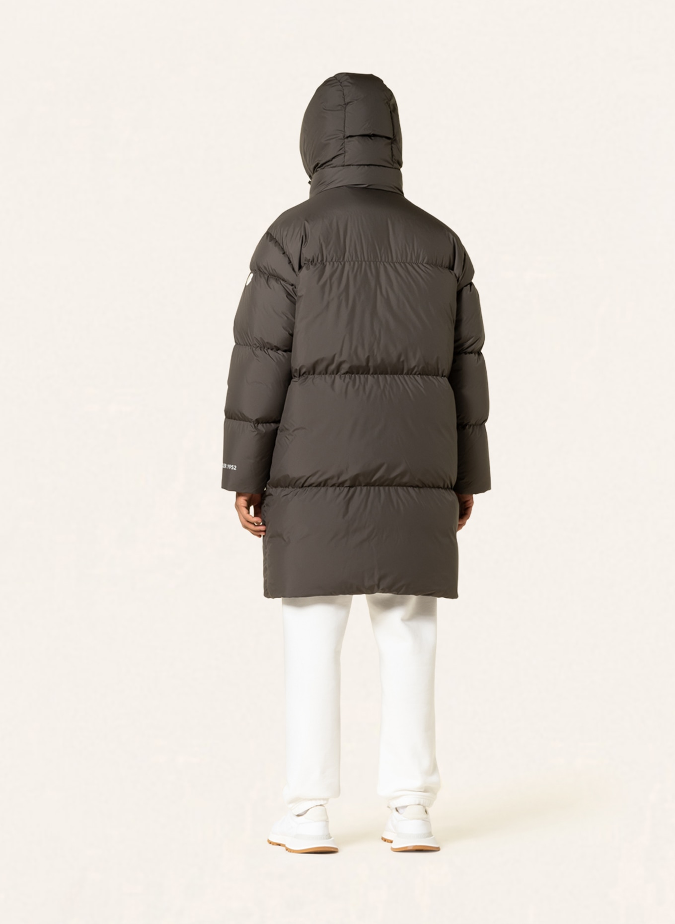 MONCLER GENIUS Down coat CANVEY with detachable hood, Color: DARK GRAY (Image 3)