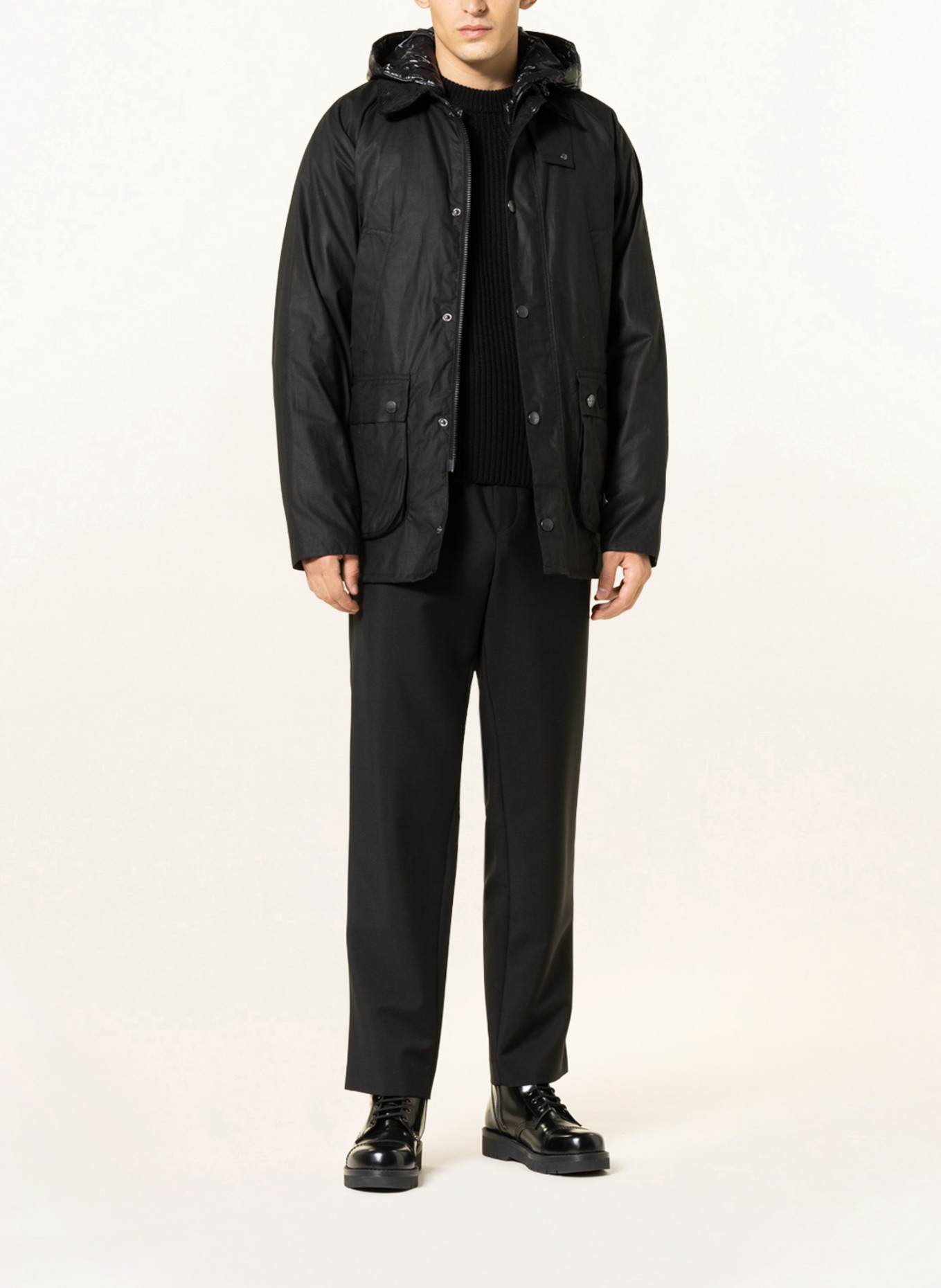 MONCLER GENIUS 2-in-1 field jacket WIGHT, Color: BLACK (Image 3)