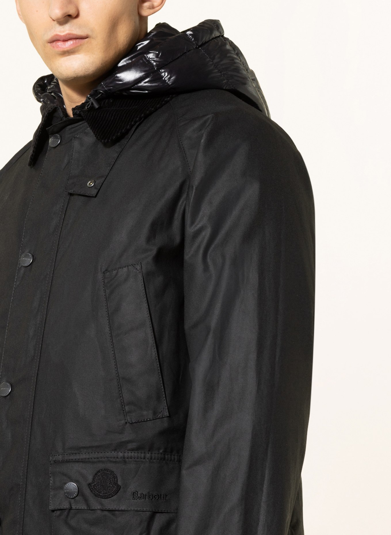 MONCLER GENIUS 2-in-1 field jacket WIGHT, Color: BLACK (Image 6)
