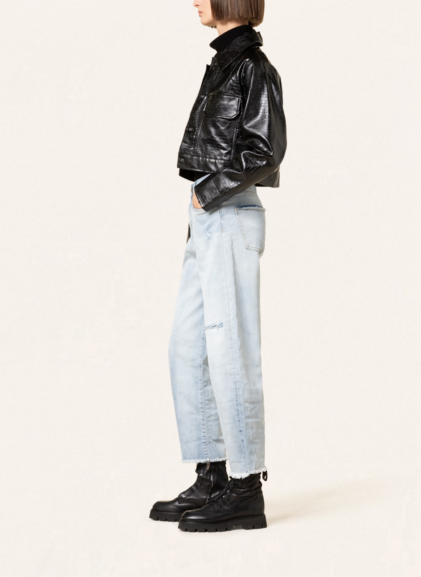 ELIAS RUMELIS Boyfriend Jeans , Farbe: 910 breeze blue (Bild 4)