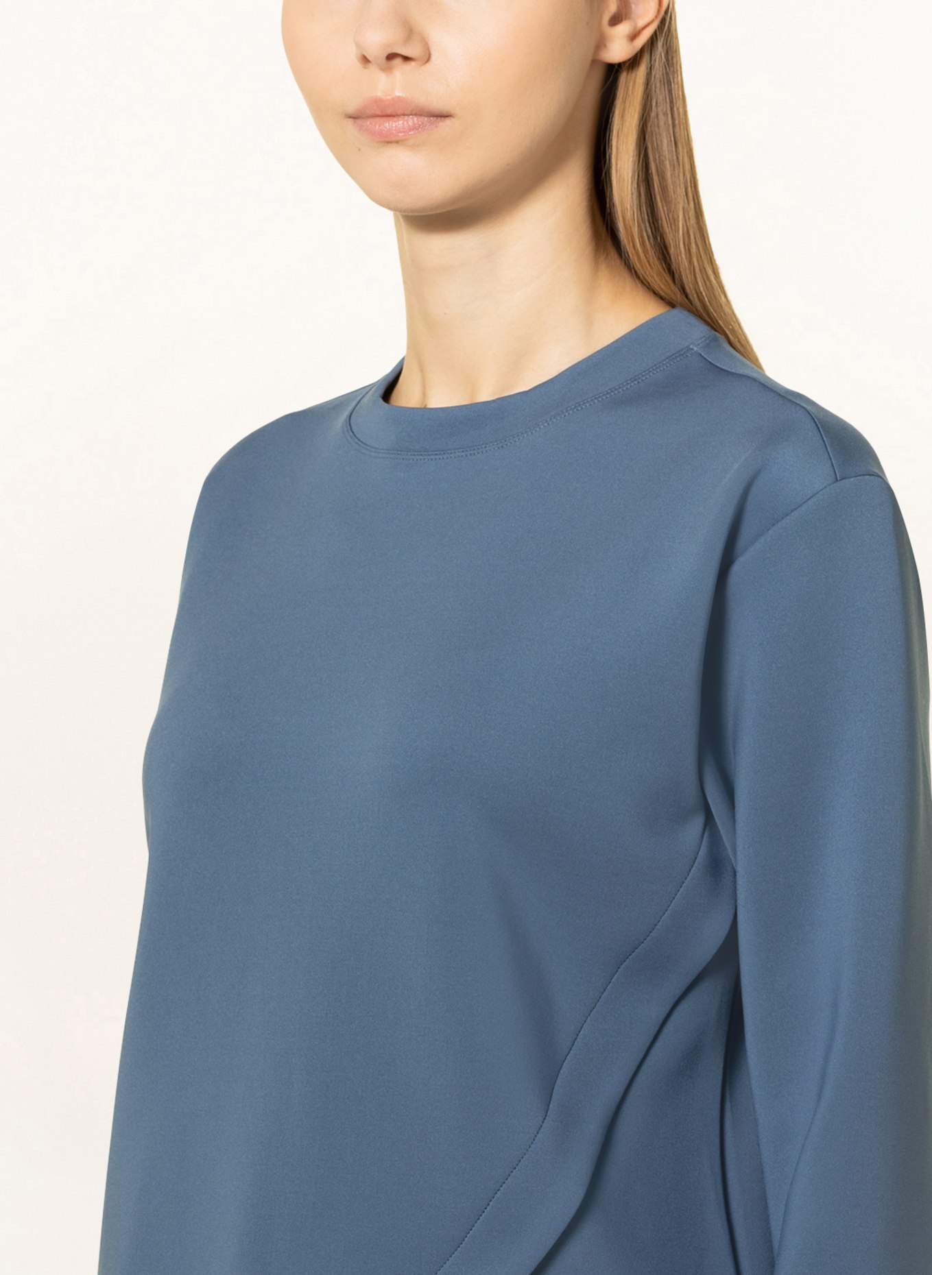 LaMunt Long sleeve shirt CLELIA, Color: TEAL (Image 4)