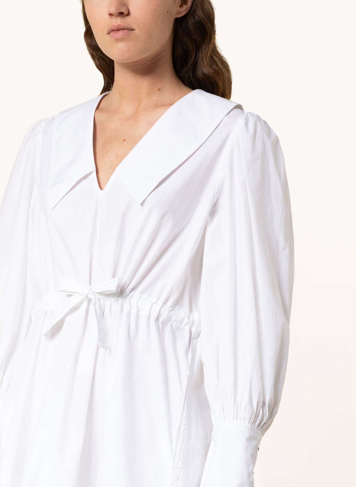 GANNI Dress , Color: WHITE (Image 4)