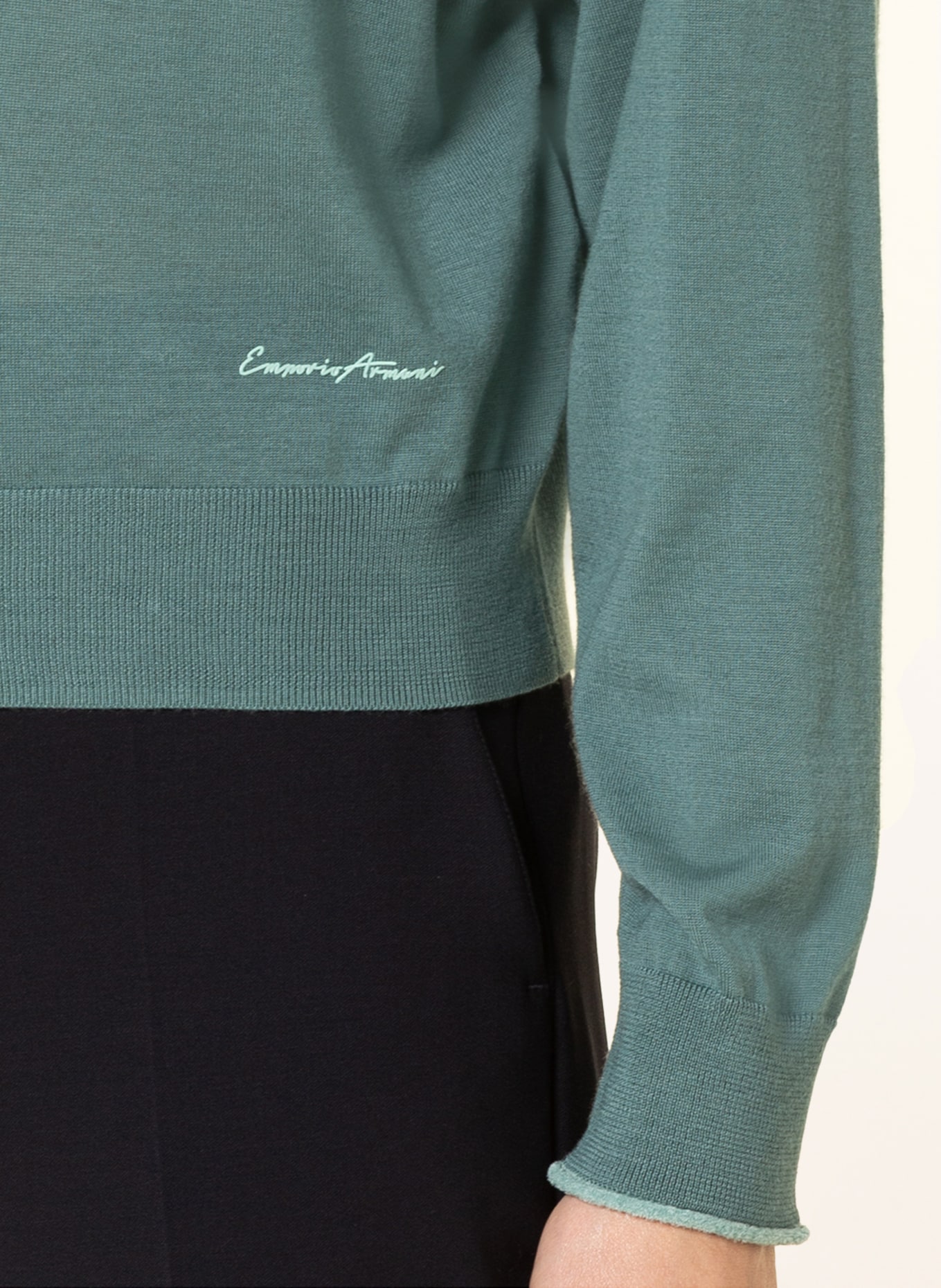 EMPORIO ARMANI Sweater, Color: LIGHT GREEN (Image 4)