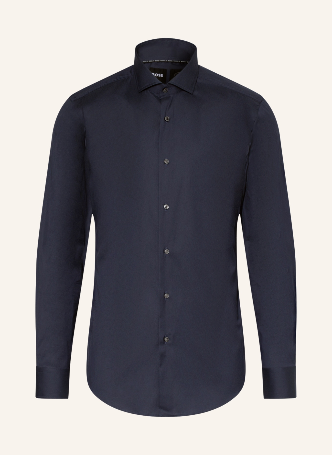 BOSS Jerseyhemd HANK PERFORMANCE Slim Fit , Farbe: DUNKELBLAU (Bild 1)