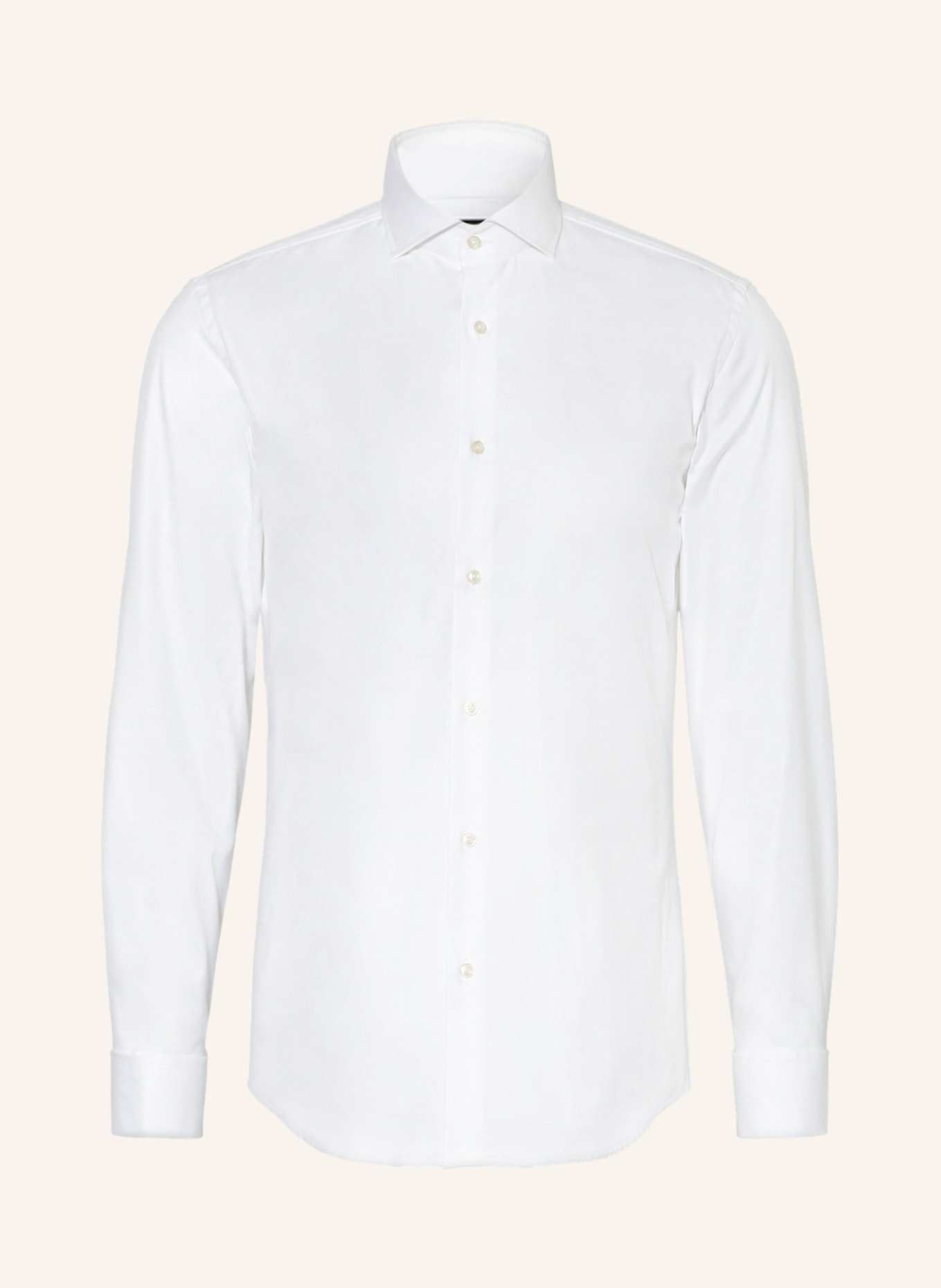 BOSS Hemd HANK Slim Fit mit Umschlagmanschette, Farbe: WEISS (Bild 1)