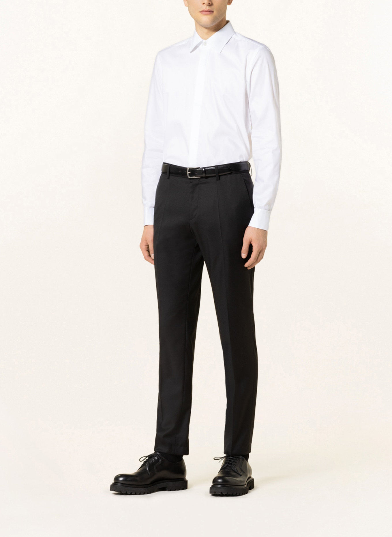 BOSS Shirt HANK slim fit with French cuffs, Color: WHITE (Image 2)