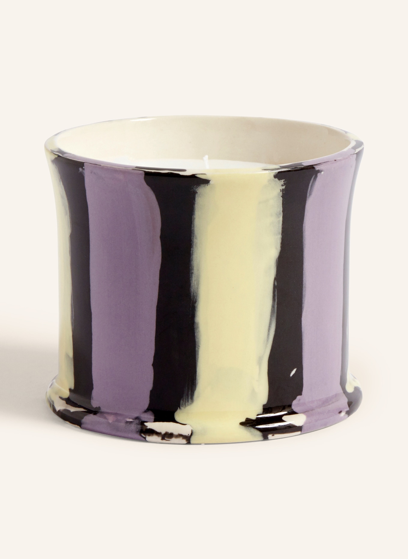 HAY Scented candle: , Color: YELLOW/ BLACK/ LIGHT PURPLE (Image 1)