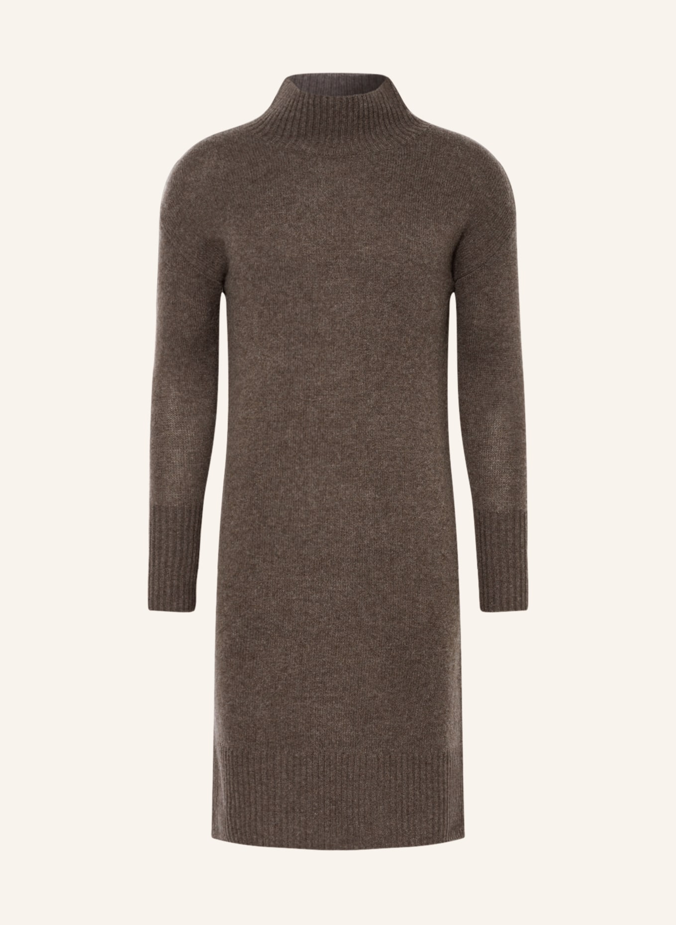 MRS & HUGS Cashmere knit dress , Color: BROWN (Image 1)