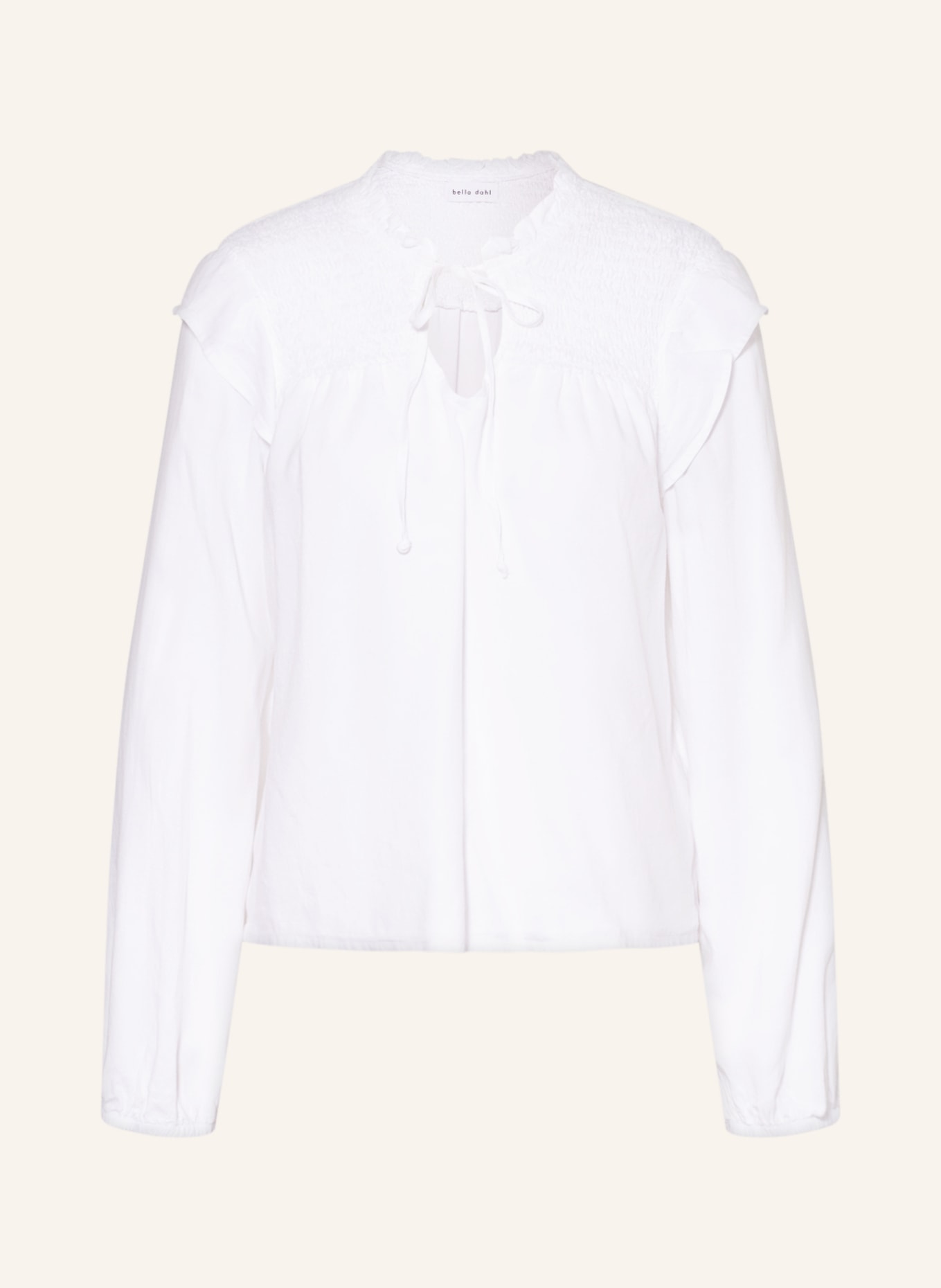 bella dahl Shirt blouse with ruffles , Color: WHITE (Image 1)