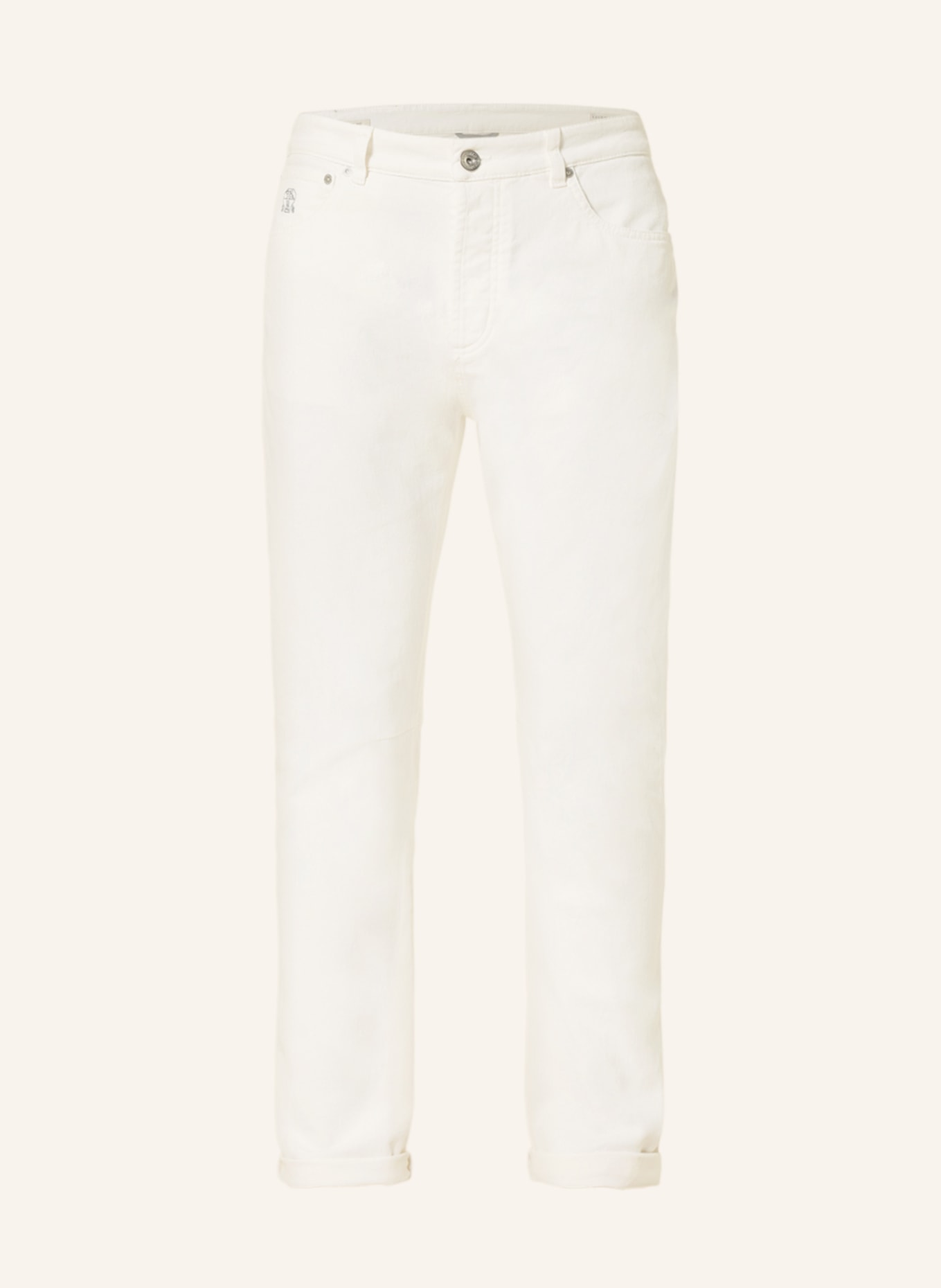BRUNELLO CUCINELLI Jeans leisure fit, Color: WHITE (Image 1)