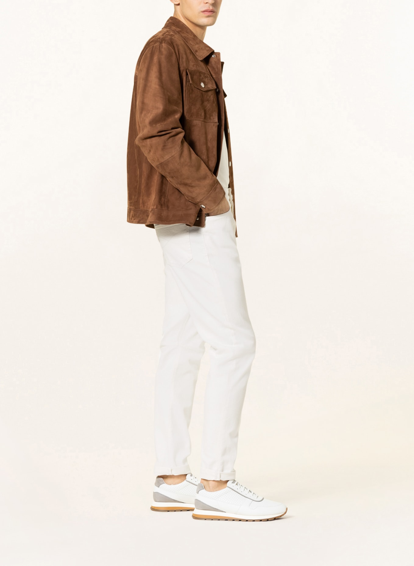BRUNELLO CUCINELLI Jeans leisure fit, Color: WHITE (Image 4)