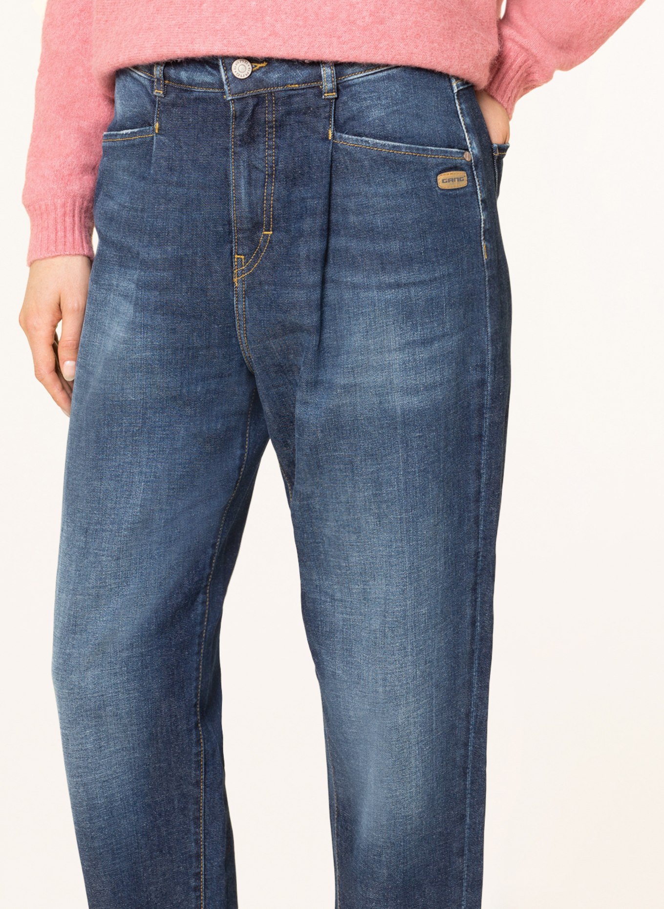 GANG Mom jeans SINA CROPPED , Color: 7900 dark wash used (Image 5)
