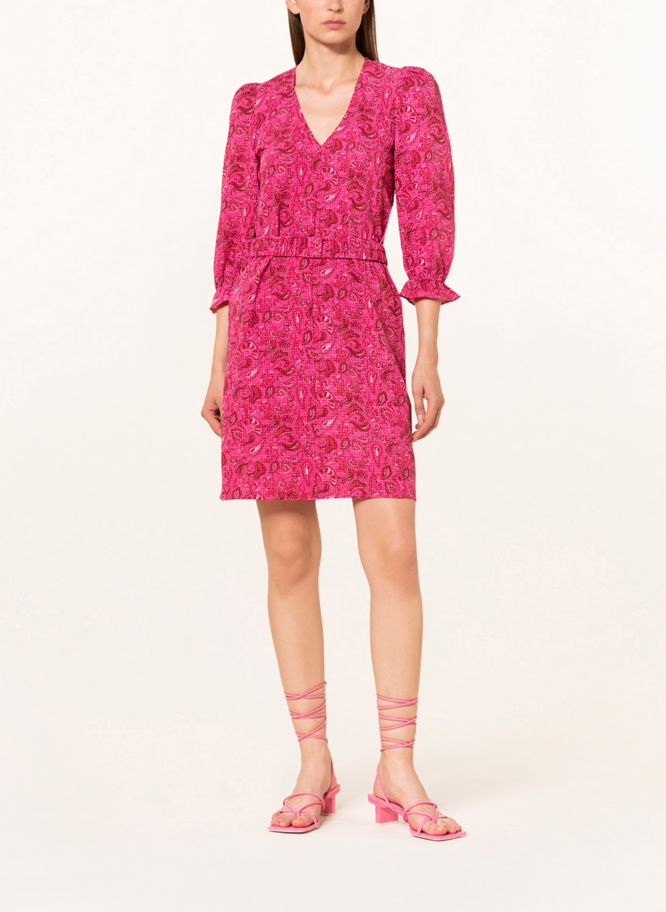 DANTE6 Dress WENDELL with 3/4 sleeves, Color: PINK/ FUCHSIA (Image 2)
