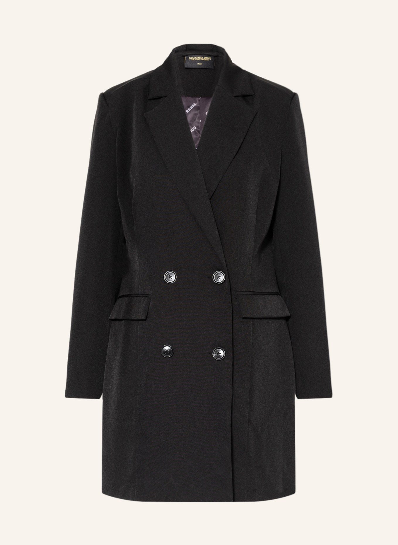 COLOURFUL REBEL Blazer dress DUKE, Color: BLACK (Image 1)