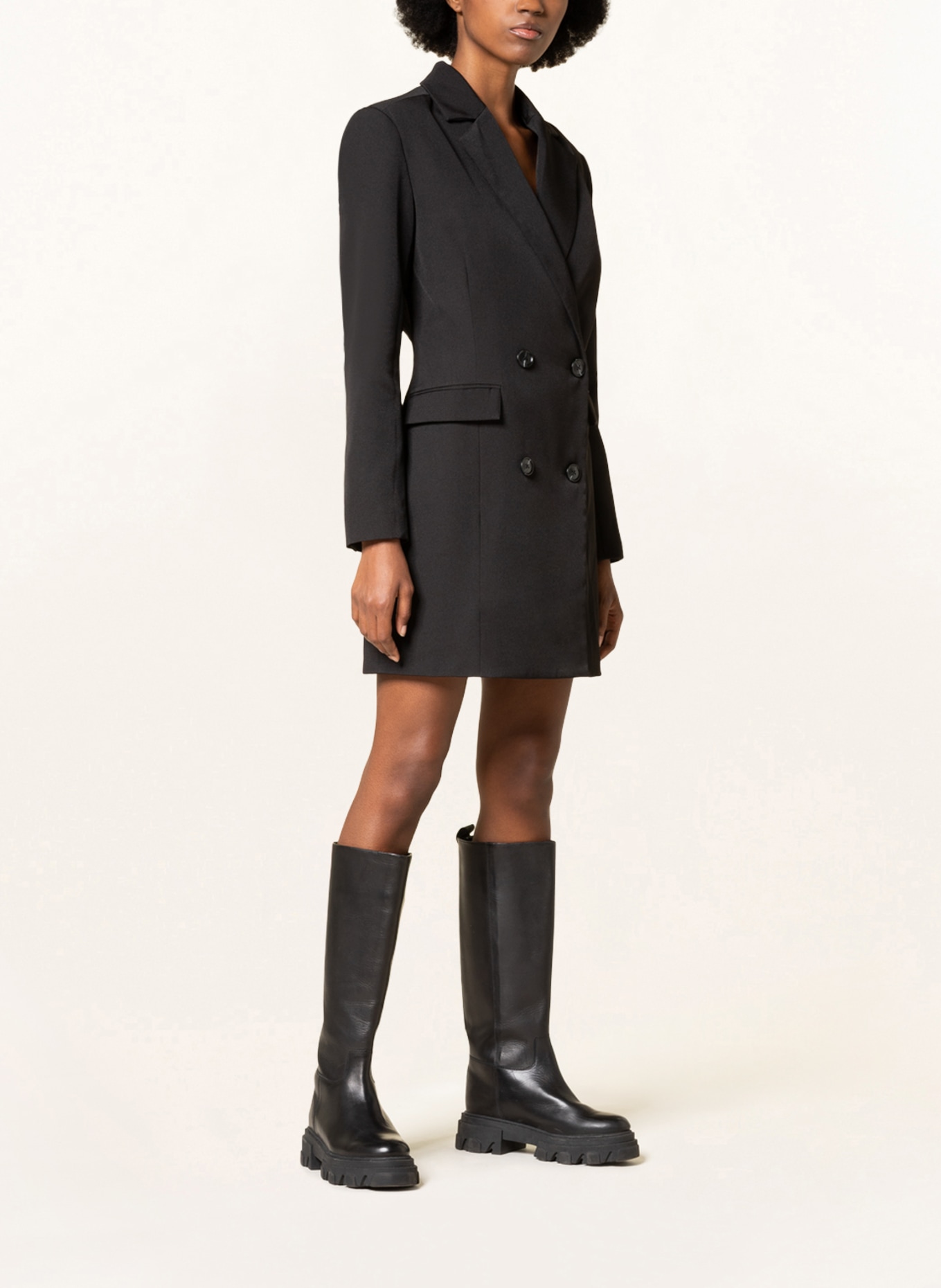 COLOURFUL REBEL Blazer dress DUKE, Color: BLACK (Image 2)