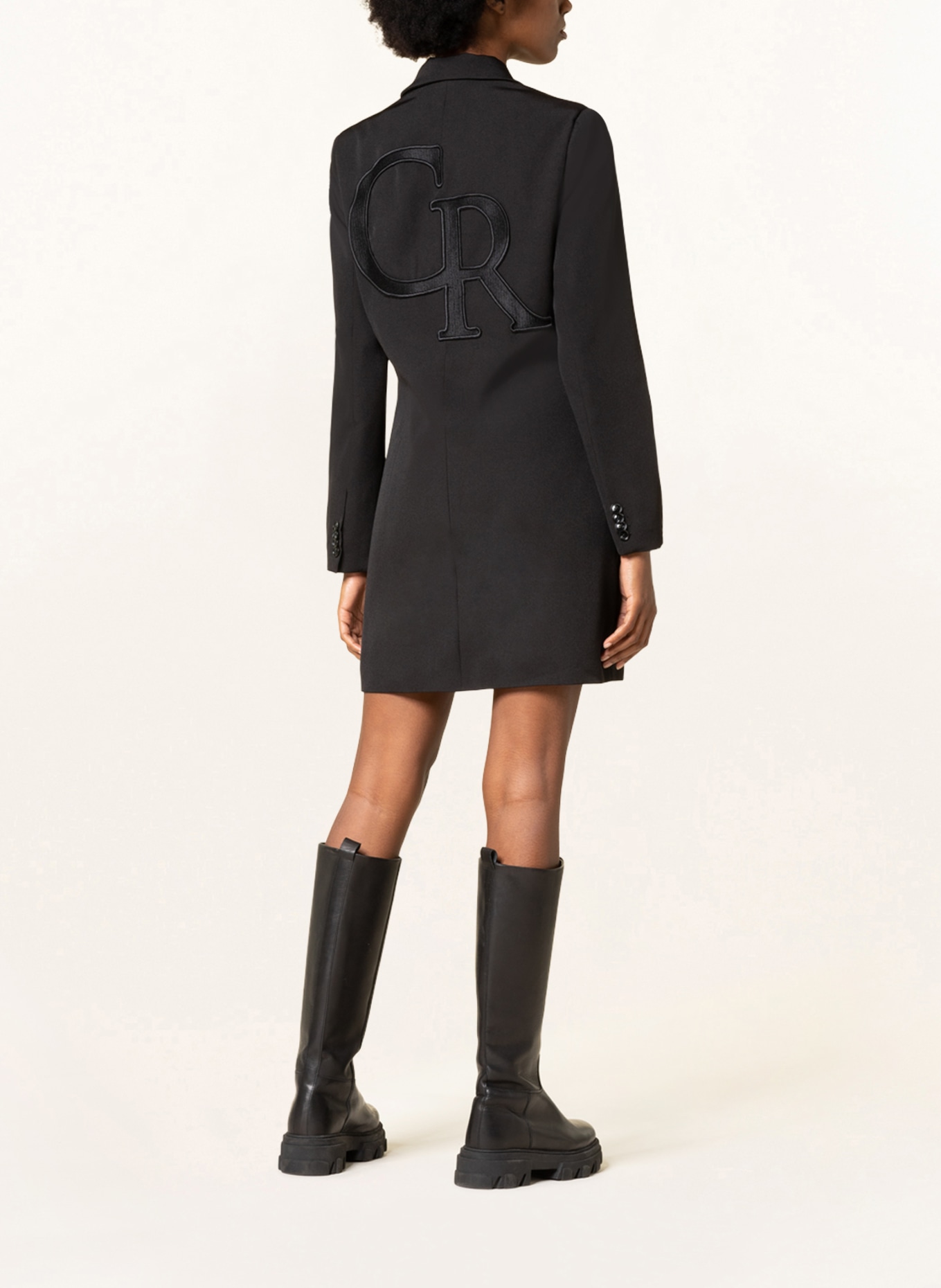 COLOURFUL REBEL Blazer dress DUKE, Color: BLACK (Image 3)