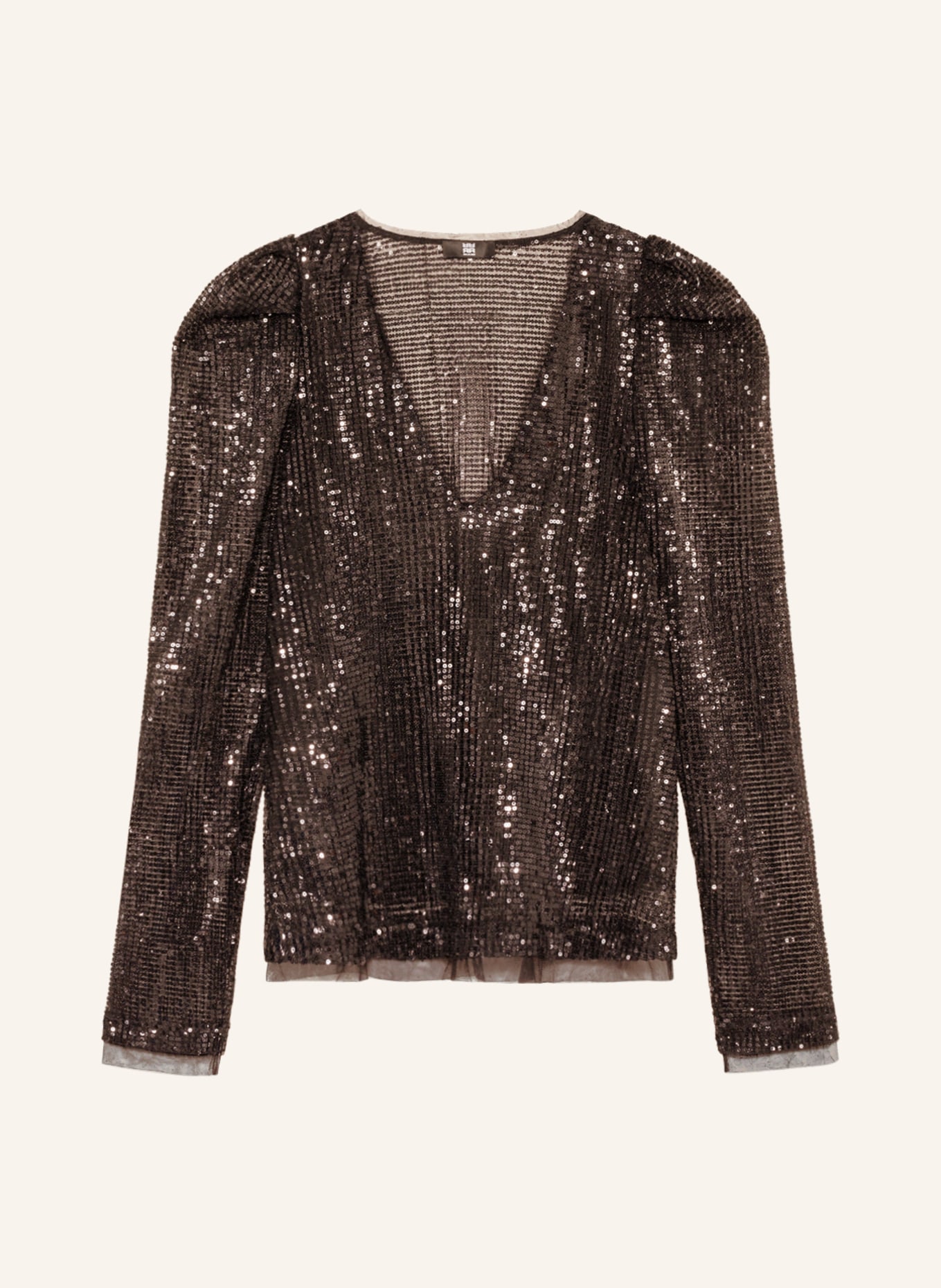 RIANI Shirt blouse with sequins , Color: BLACK (Image 1)