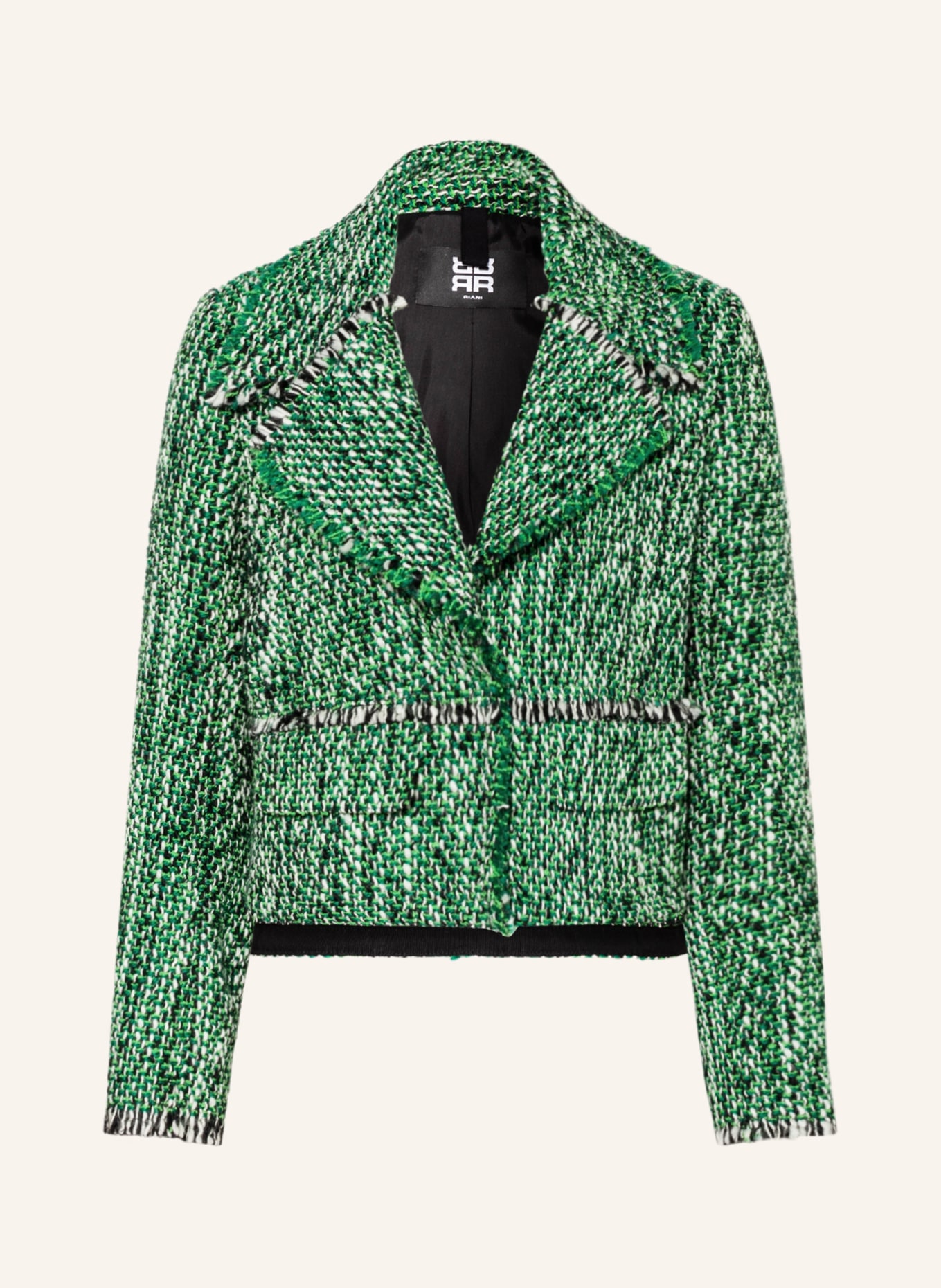 RIANI Tweed blazers, Color: GREEN/ WHITE/ BLACK (Image 1)