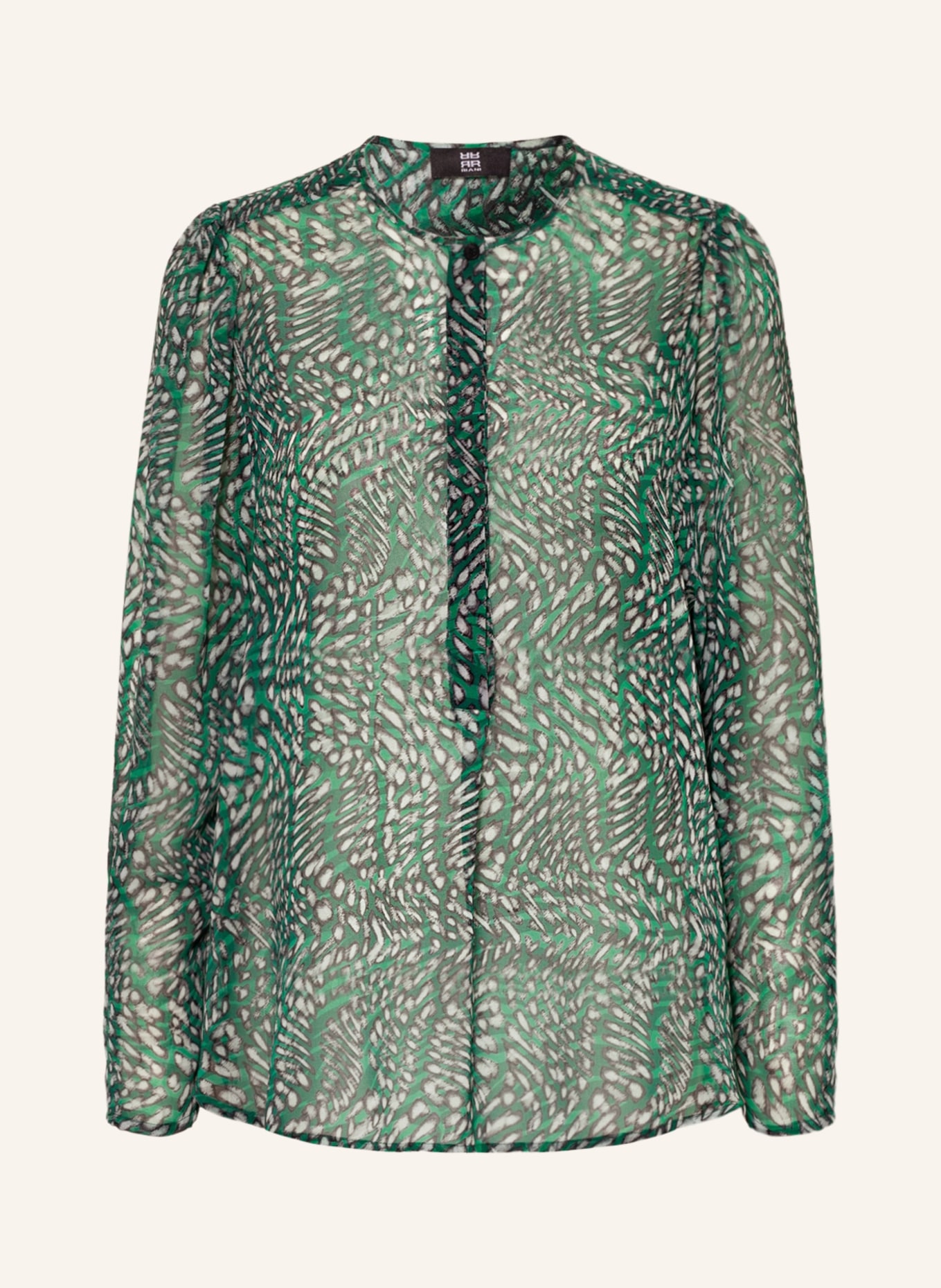 RIANI Shirt blouse , Color: GREEN/ WHITE/ GRAY (Image 1)