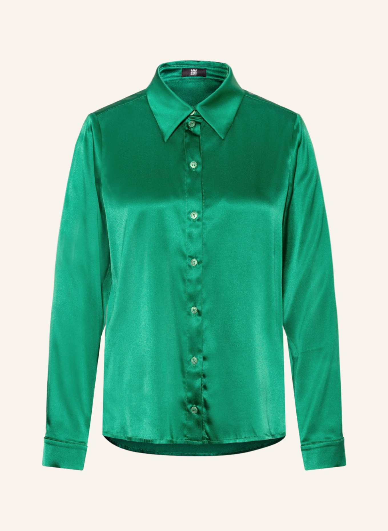 RIANI Koszula z jedwabiu, Kolor: ZIELONY (Obrazek 1)