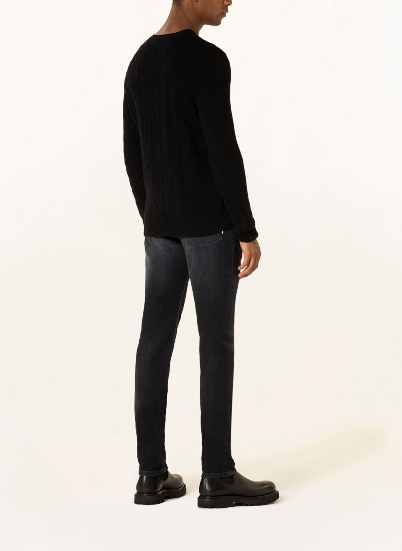 POLO RALPH LAUREN Svetr: ČERNÁ