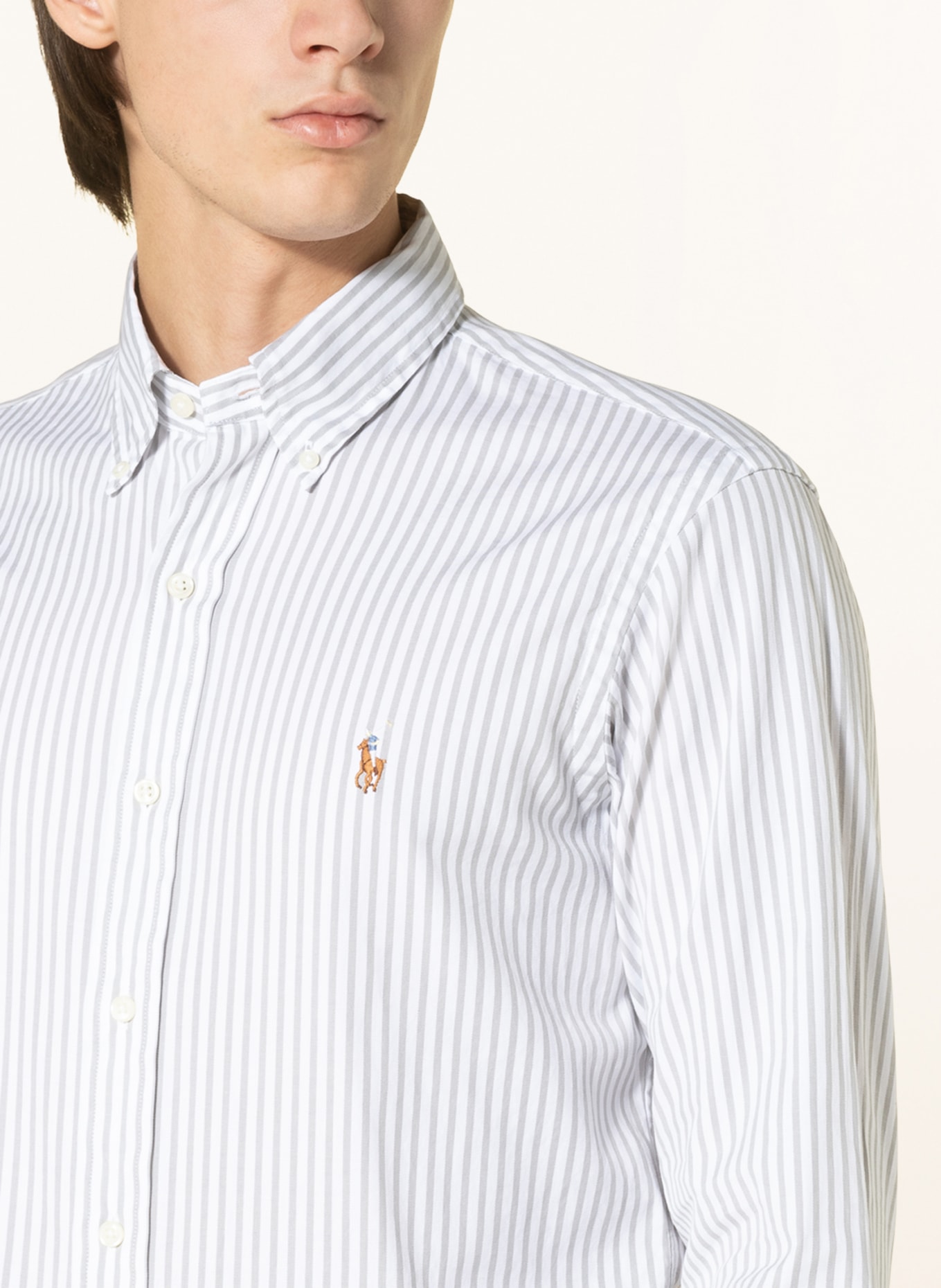 POLO RALPH LAUREN Hemd Custom Fit, Farbe: WEISS (Bild 4)