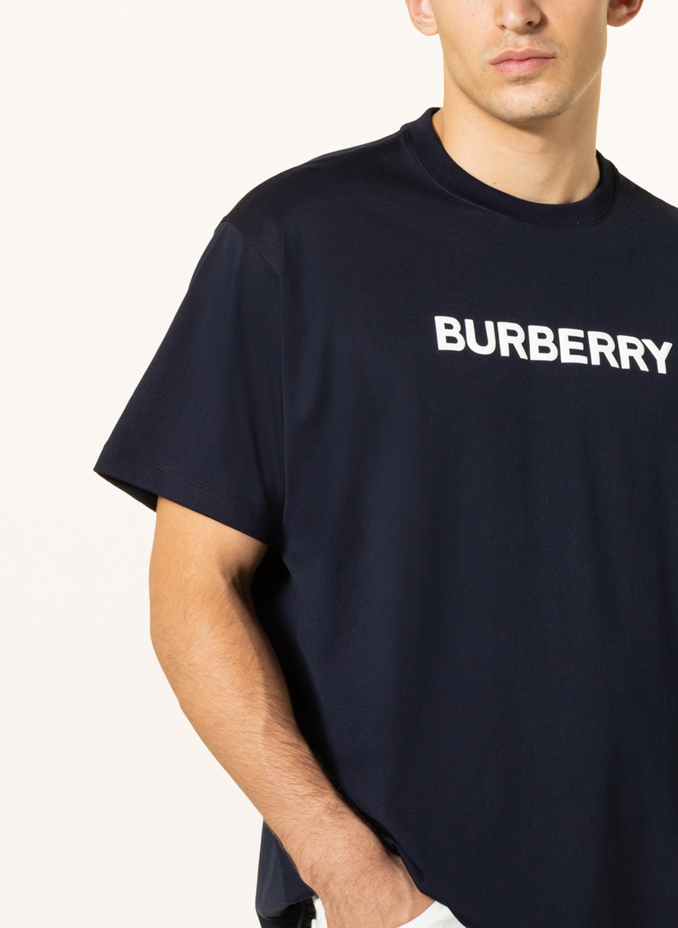 BURBERRY T-shirt HARRISTON, Color: DARK BLUE (Image 4)