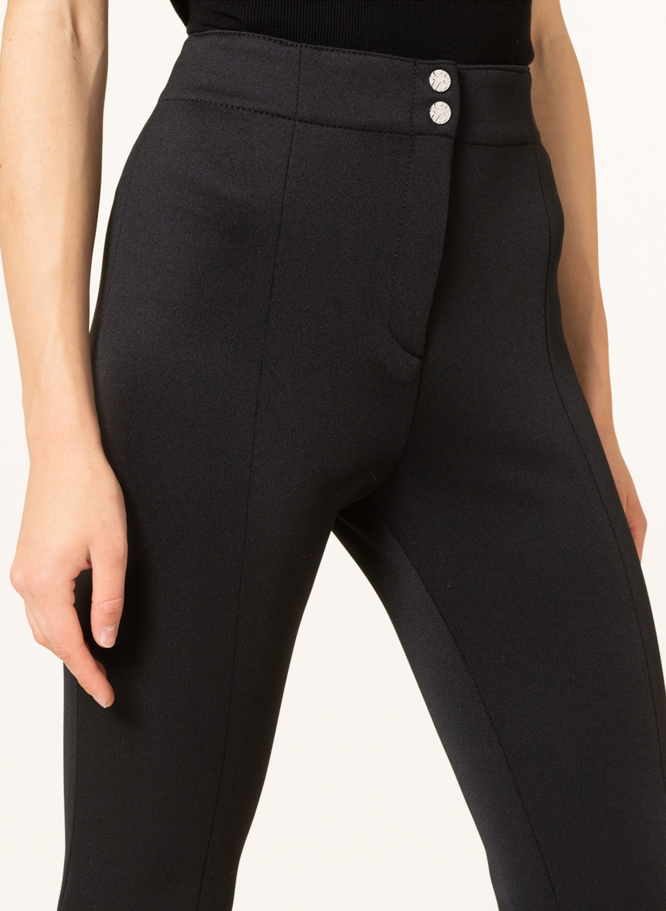 HUGO Bootcut trousers HAYLANA, Color: BLACK (Image 5)