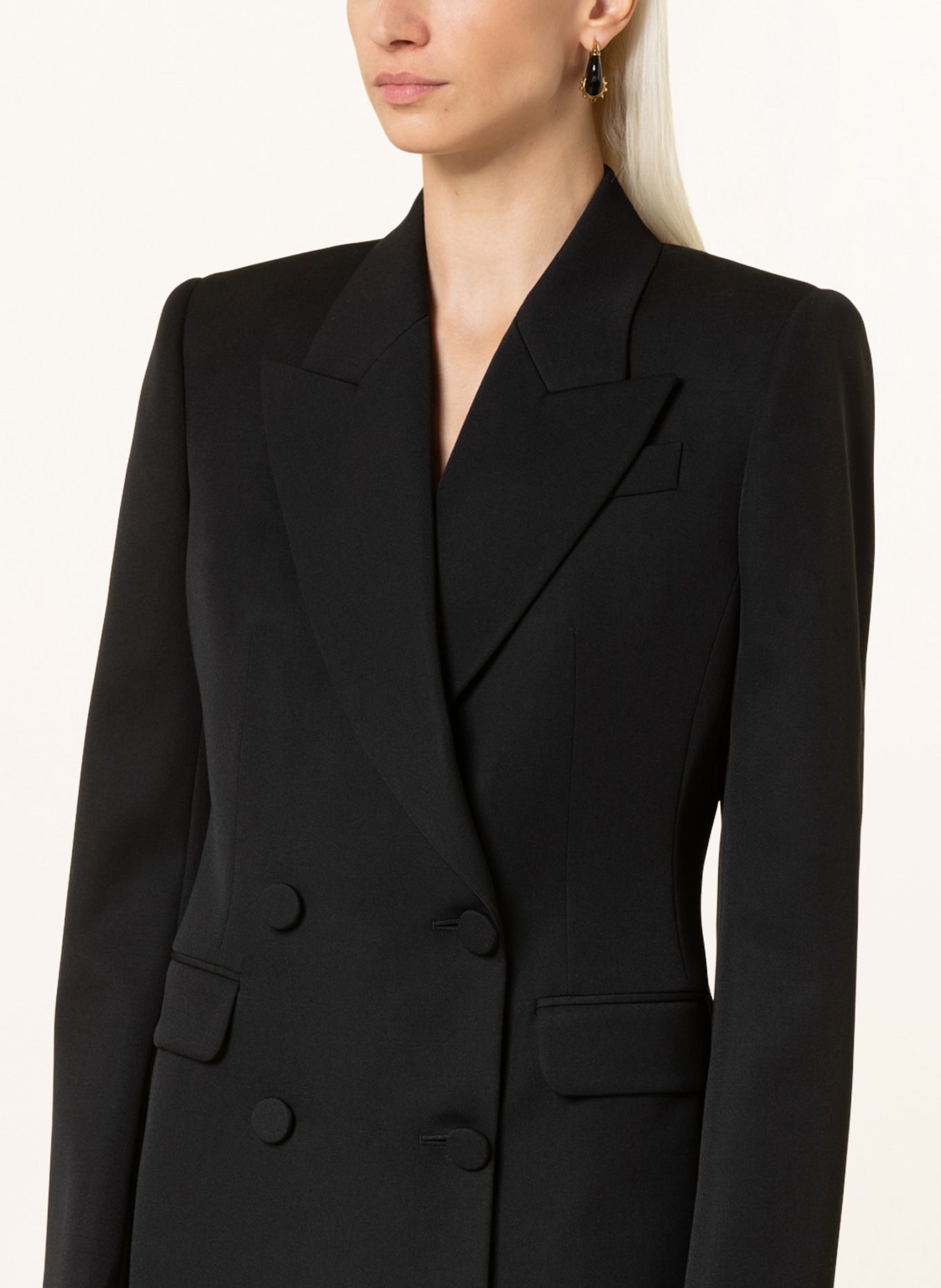 Alexander McQUEEN Long blazer , Color: BLACK (Image 4)