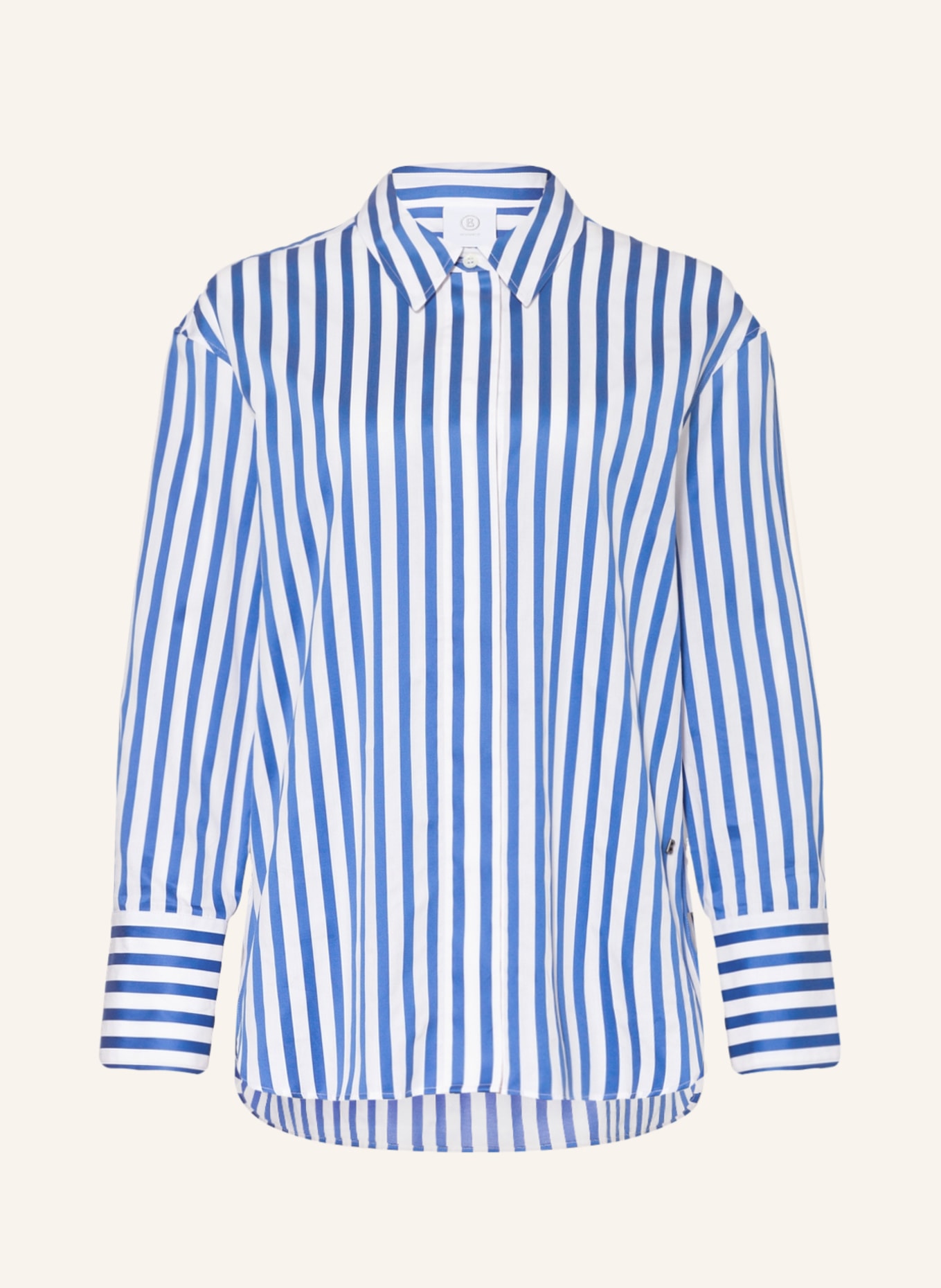 BOGNER Shirt blouse SAMIE , Color: WHITE/ BLUE (Image 1)