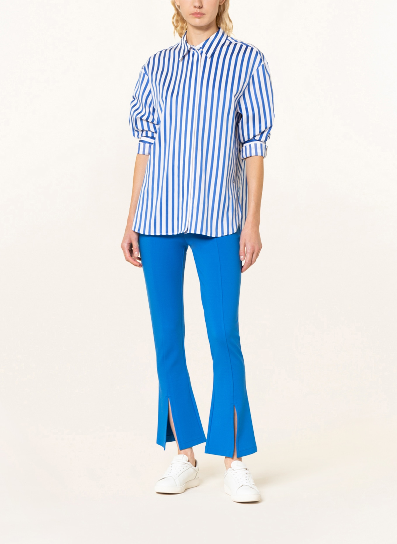 BOGNER Shirt blouse SAMIE , Color: WHITE/ BLUE (Image 2)