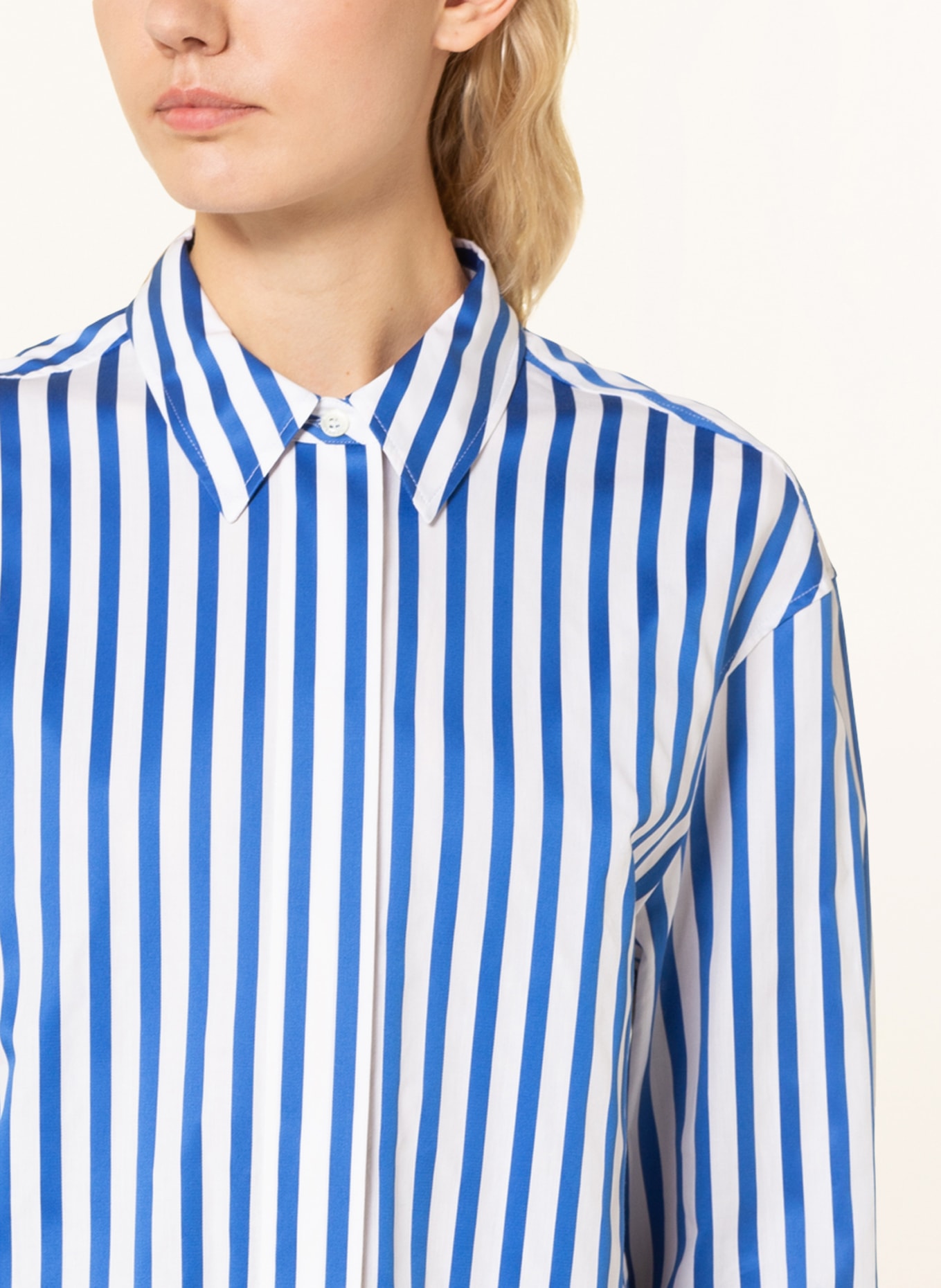 BOGNER Shirt blouse SAMIE , Color: WHITE/ BLUE (Image 4)