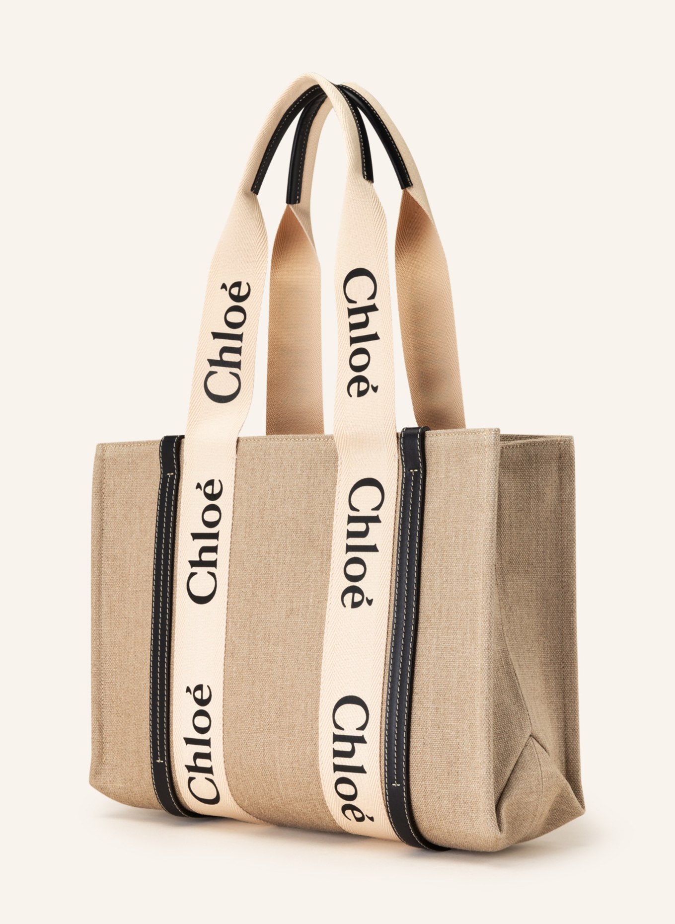 Chloé Shopper WOODY , Color: white-blue (Image 2)