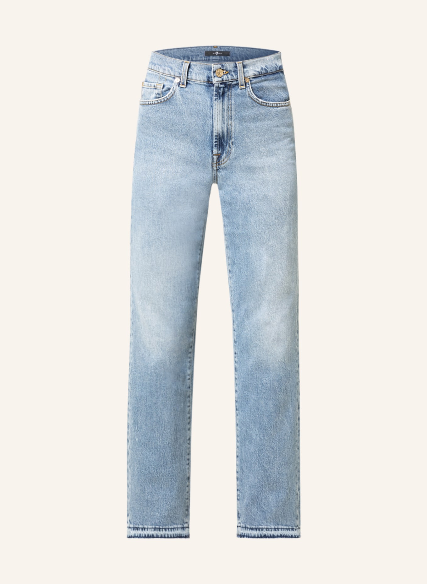7 for all mankind Straight Jeans TALL LOGAN STOVEPIPE, Farbe: HI MID BLUE(Bild null)