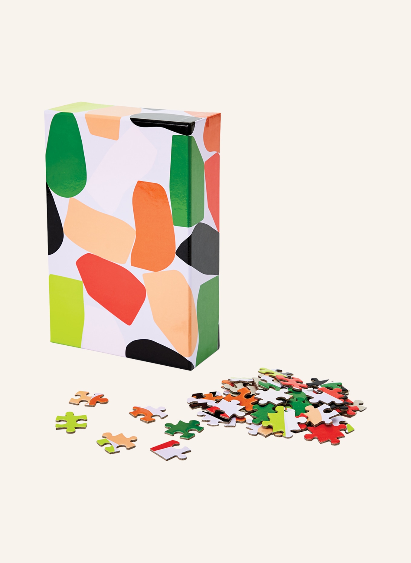 Charles and Marie Puzzle , Kolor: LILA/ POMARAŃCZOWY/ ZIELONY (Obrazek 2)