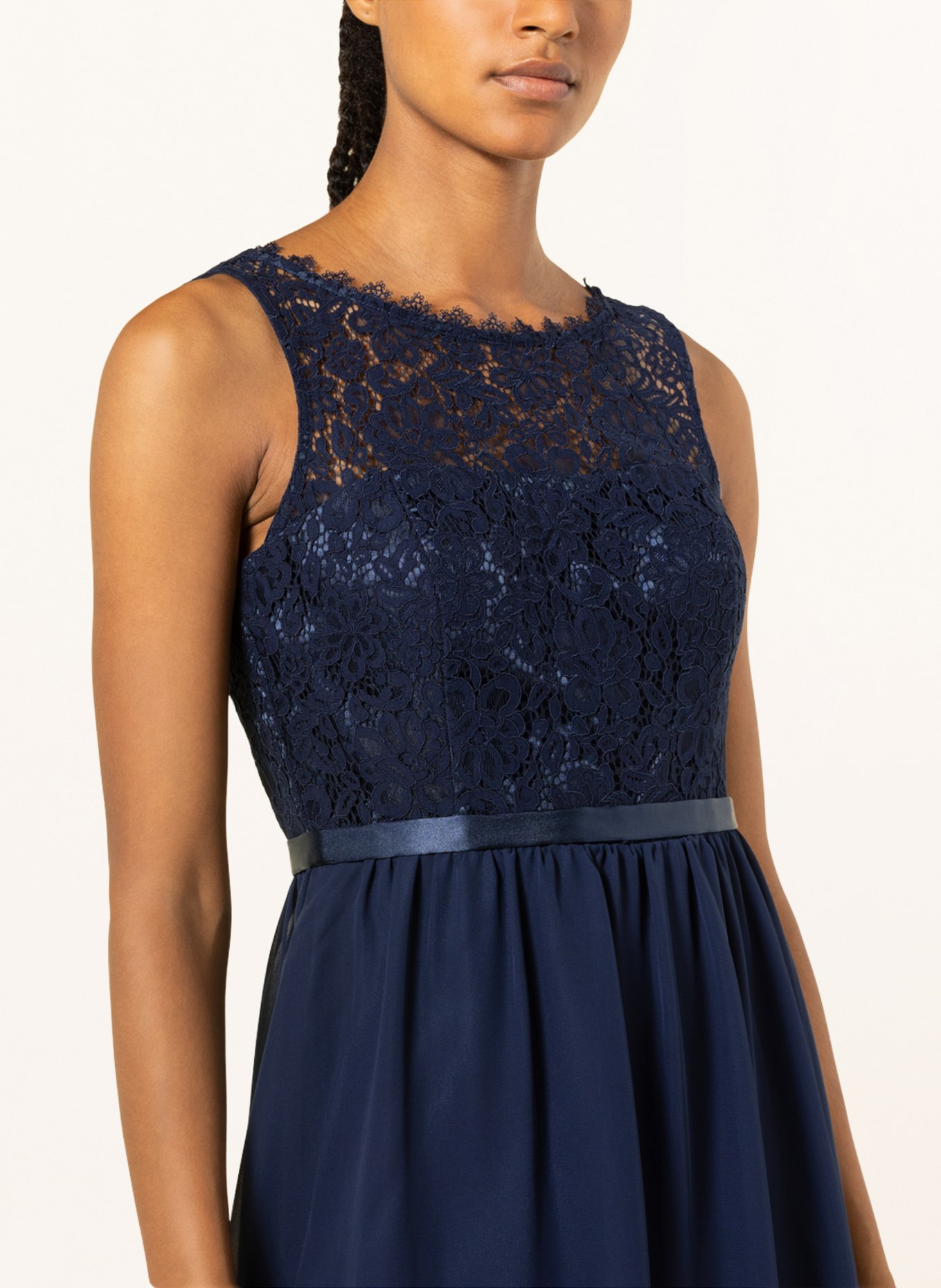 Suddenly Princess Cocktail dress with lace , Color: DARK BLUE (Image 4)