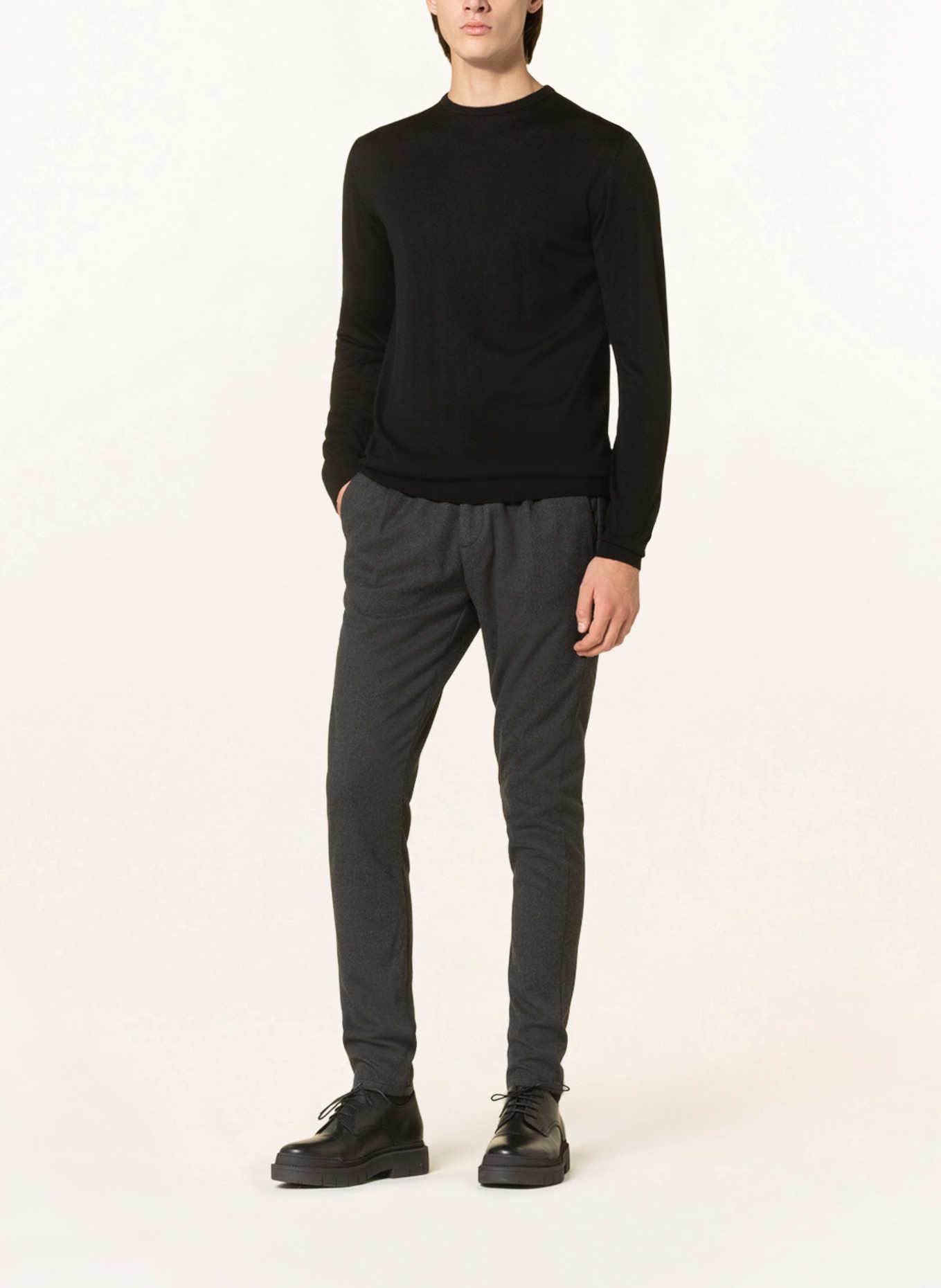 PROFUOMO Sweater, Color: BLACK (Image 2)