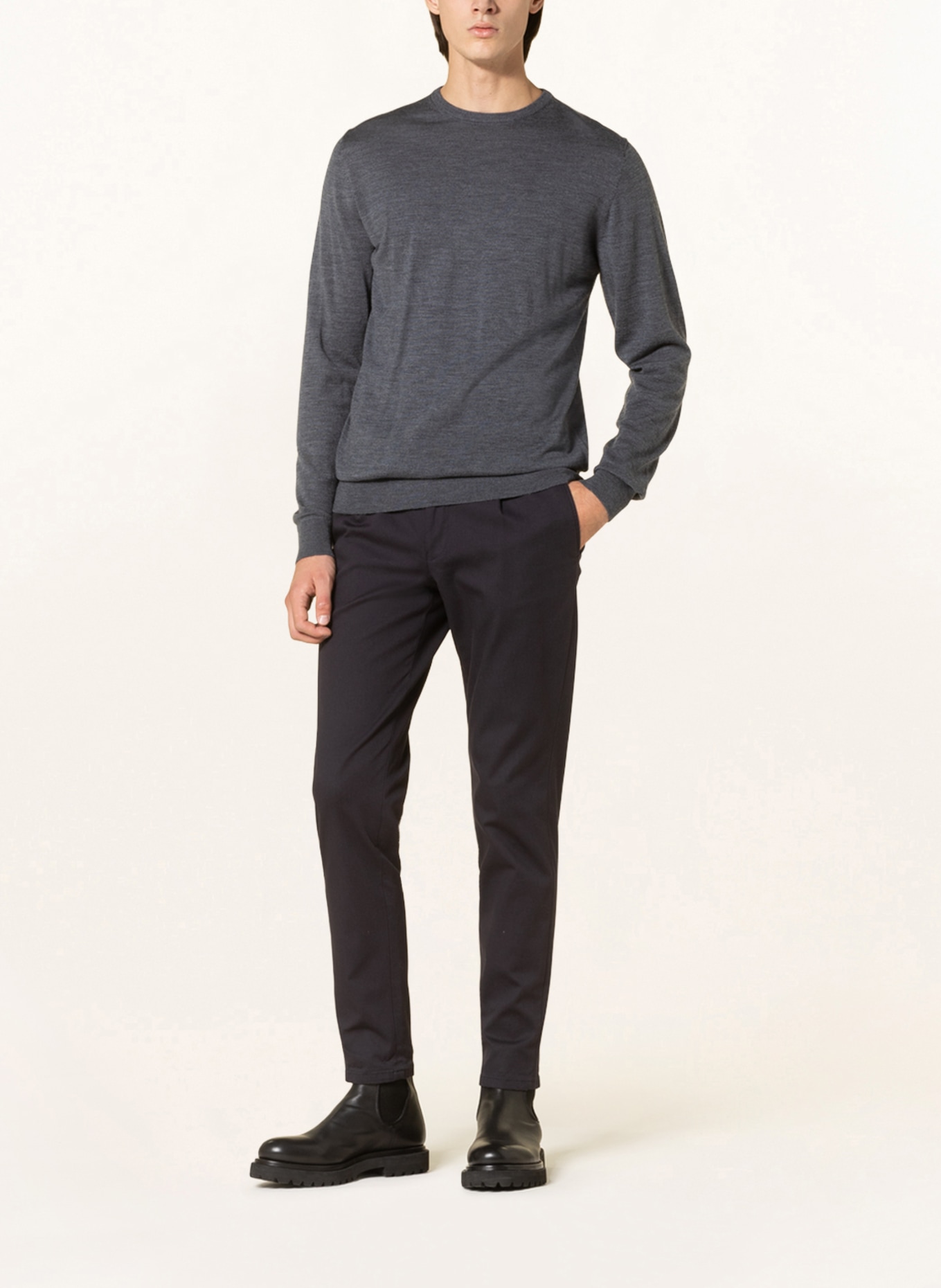 PROFUOMO Sweater , Color: GRAY (Image 2)