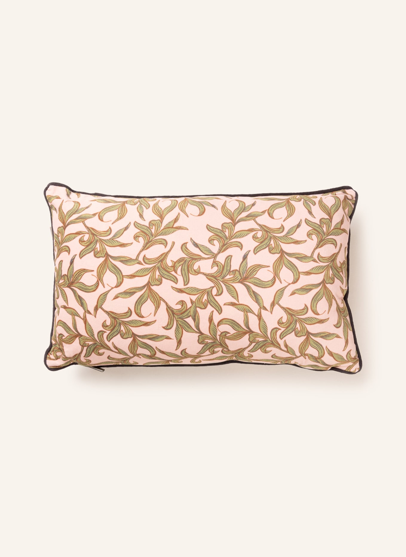 ESSENZA Velvet decorative cushion OPHELIA, Color: ROSE/ GREEN (Image 2)