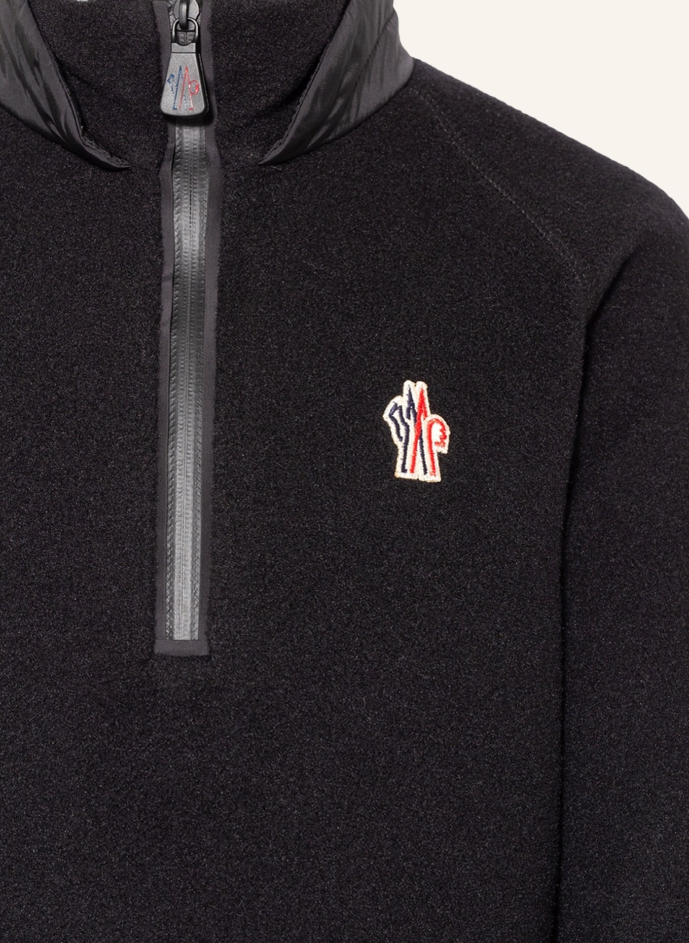 MONCLER enfant Fleece-Troyer : SCHWARZ