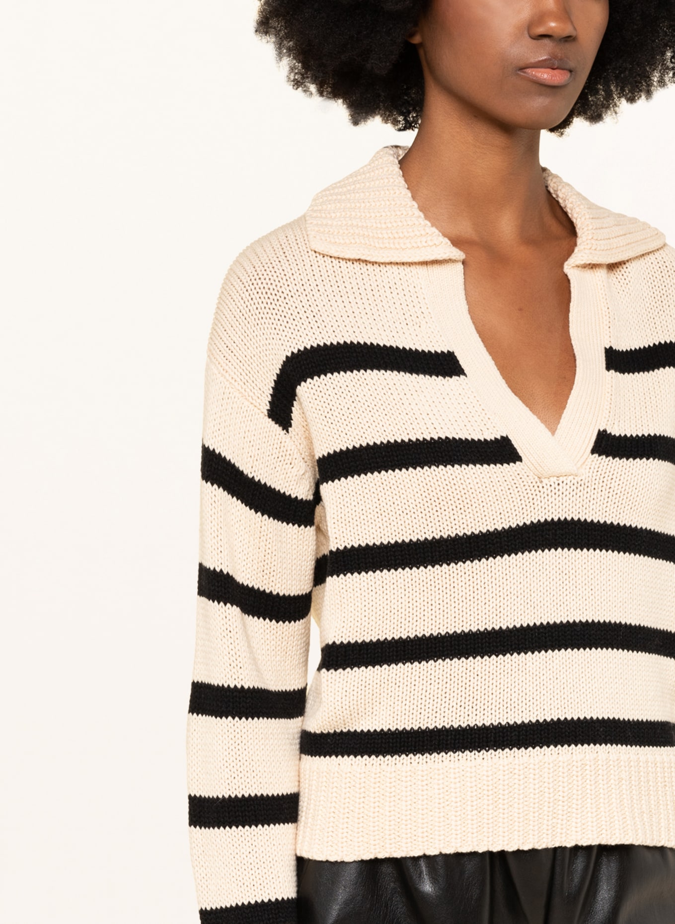 MRS & HUGS Sweater , Color: BEIGE/ BLACK (Image 4)