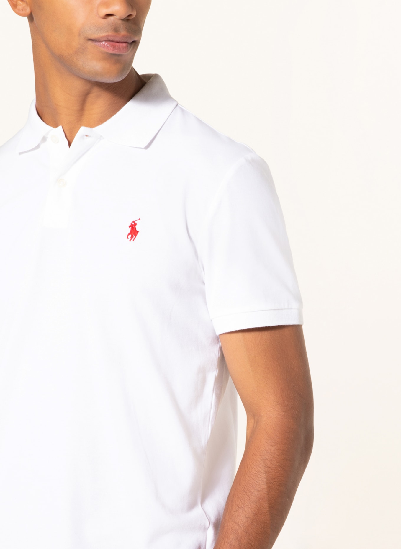 POLO GOLF RALPH LAUREN Piqué polo shirt, Color: WHITE (Image 4)