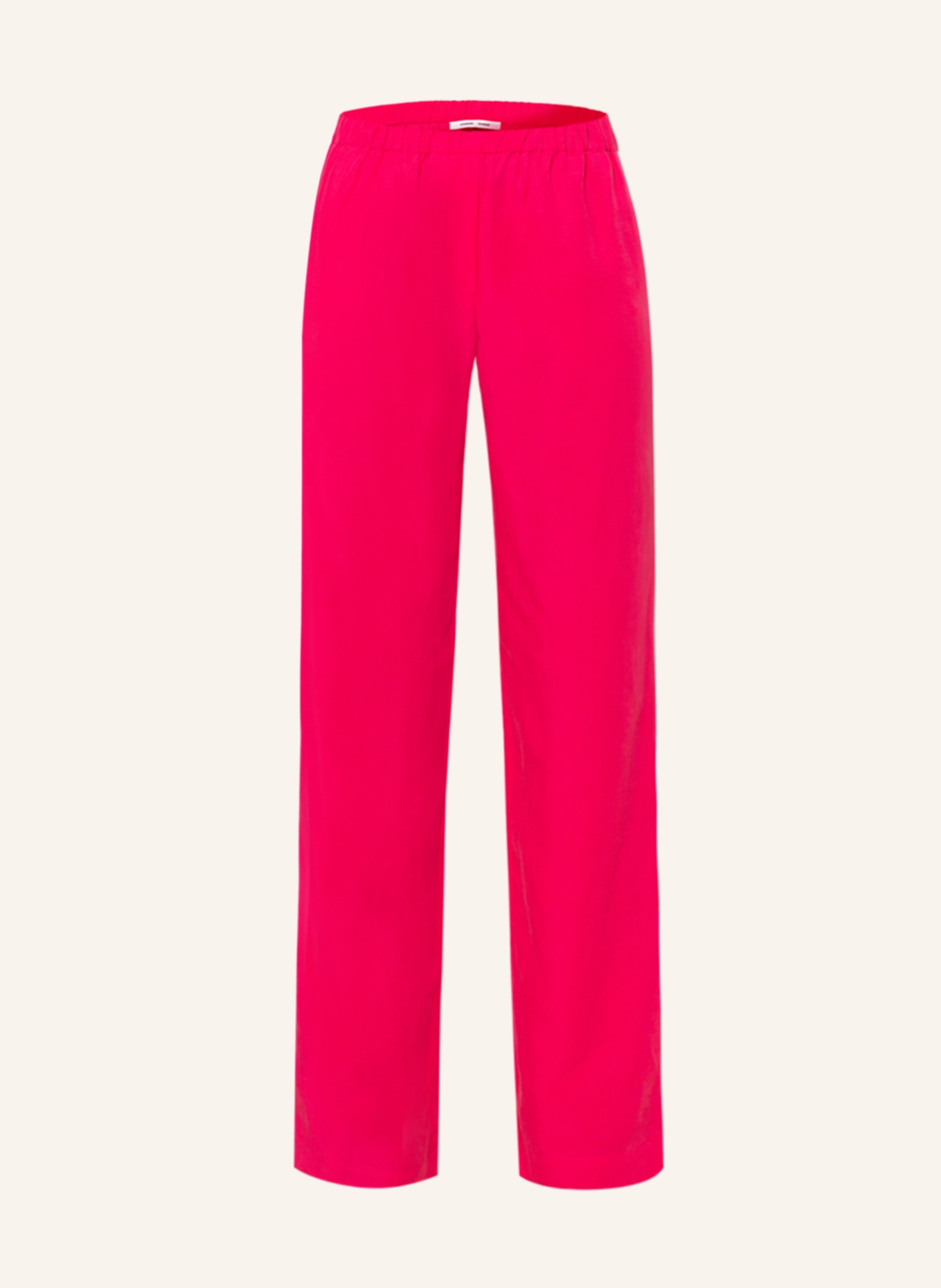 SAMSØE  SAMSØE Wide leg trousers HOYS with linen, Color: PINK (Image 1)