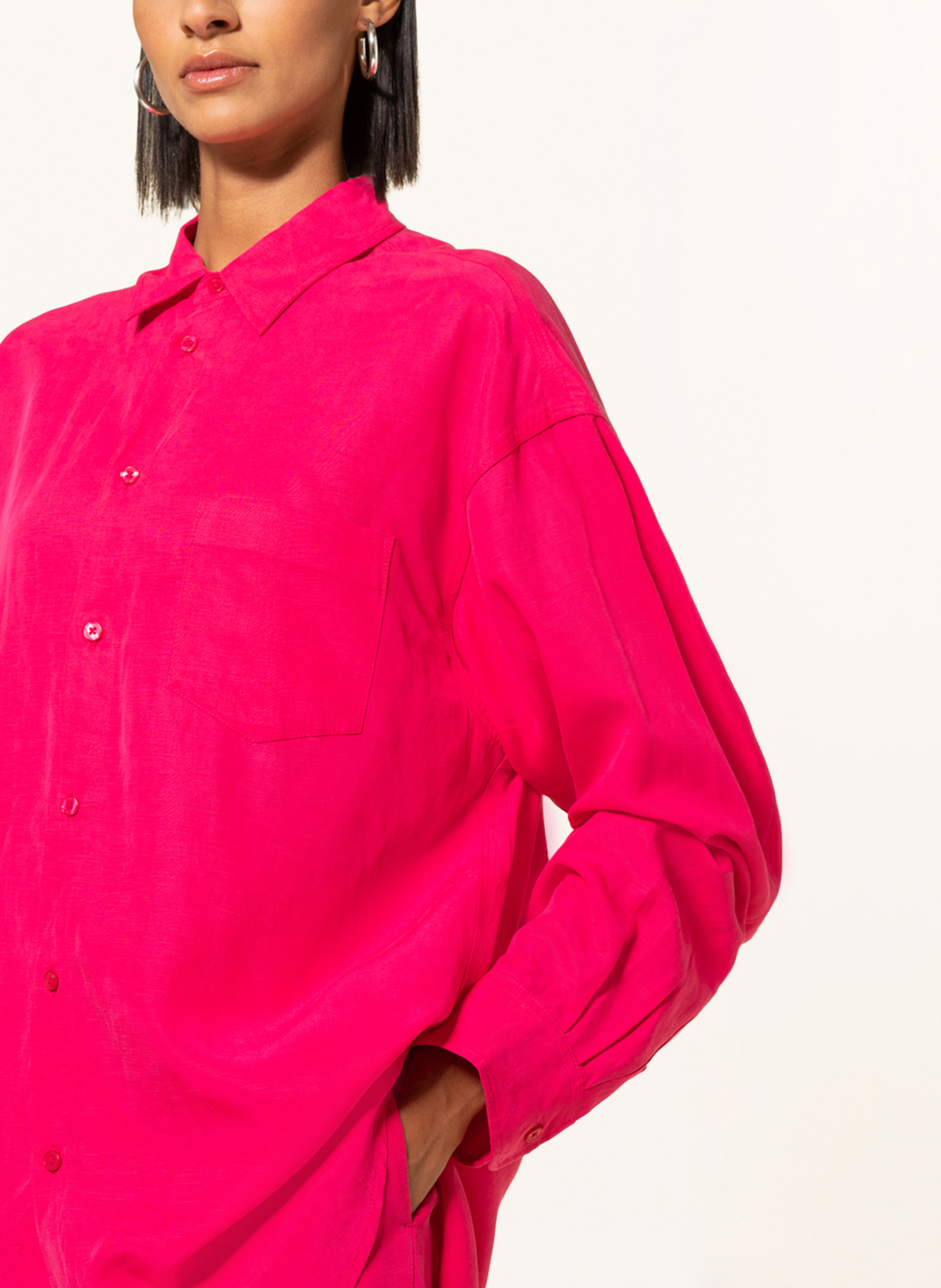 SAMSØE  SAMSØE Oversized shirt blouse LUA, Color: PINK (Image 4)