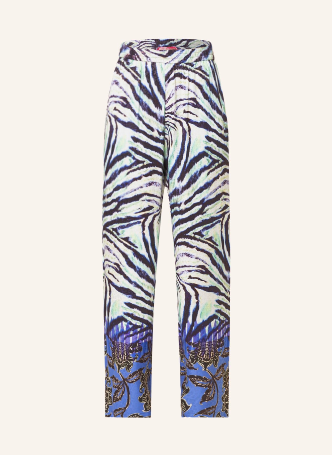 yippie hippie Pants, Color: DARK BLUE/ BLUE/ CREAM (Image 1)