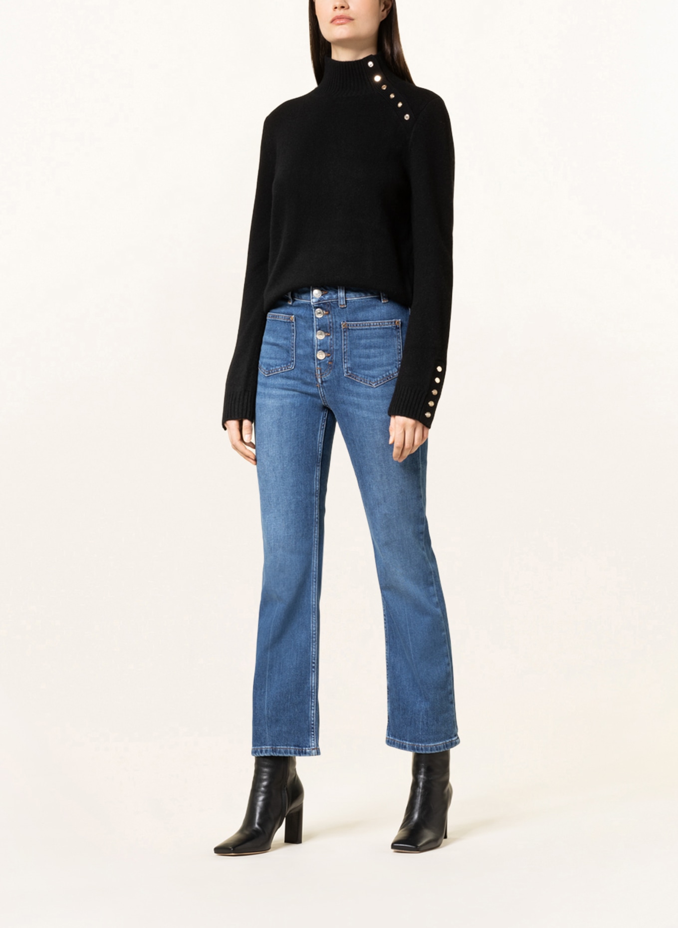 maje Straight Jeans, Farbe: 0201 BLUE (Bild 2)