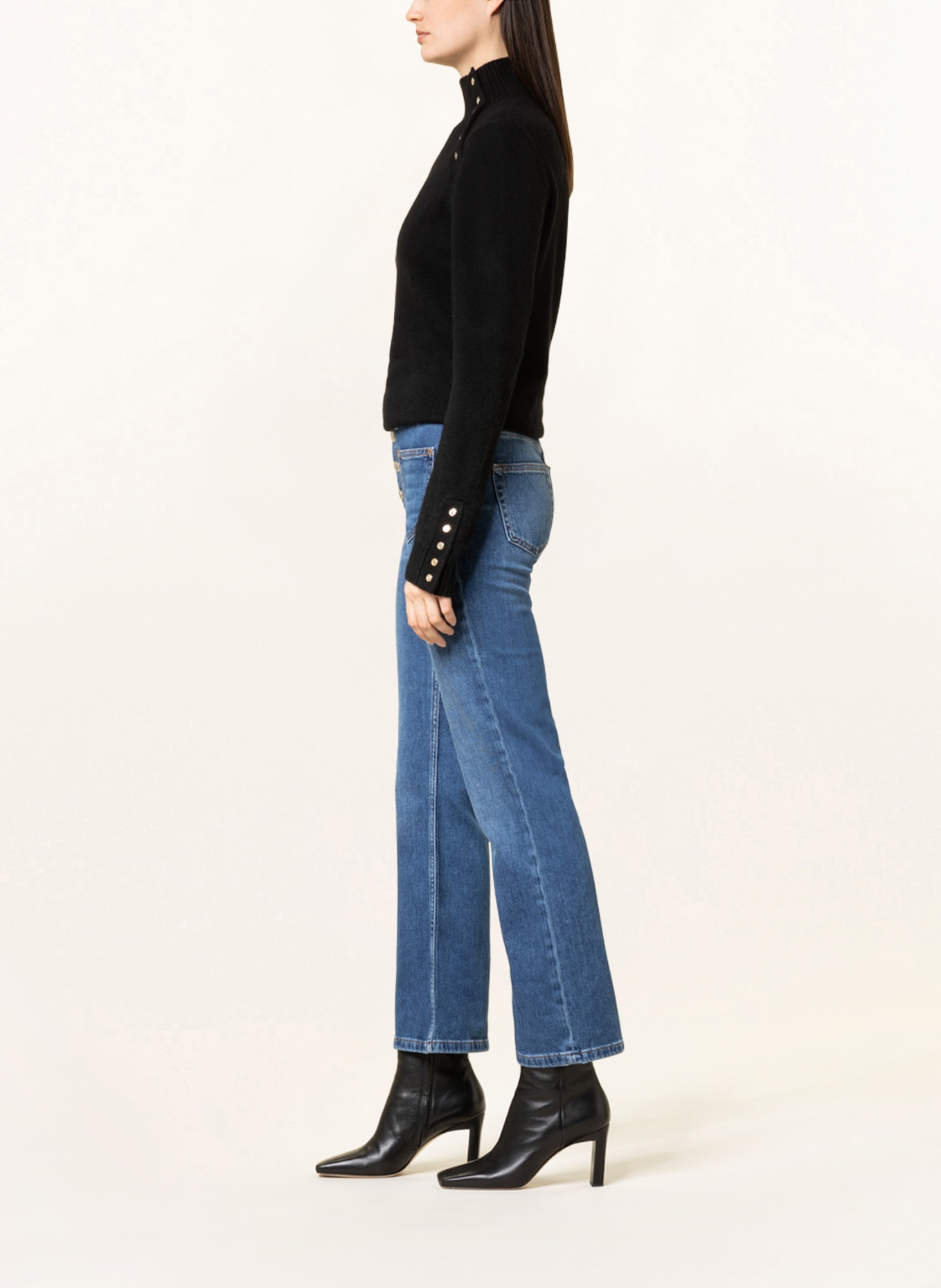 maje Straight Jeans, Farbe: 0201 BLUE (Bild 4)