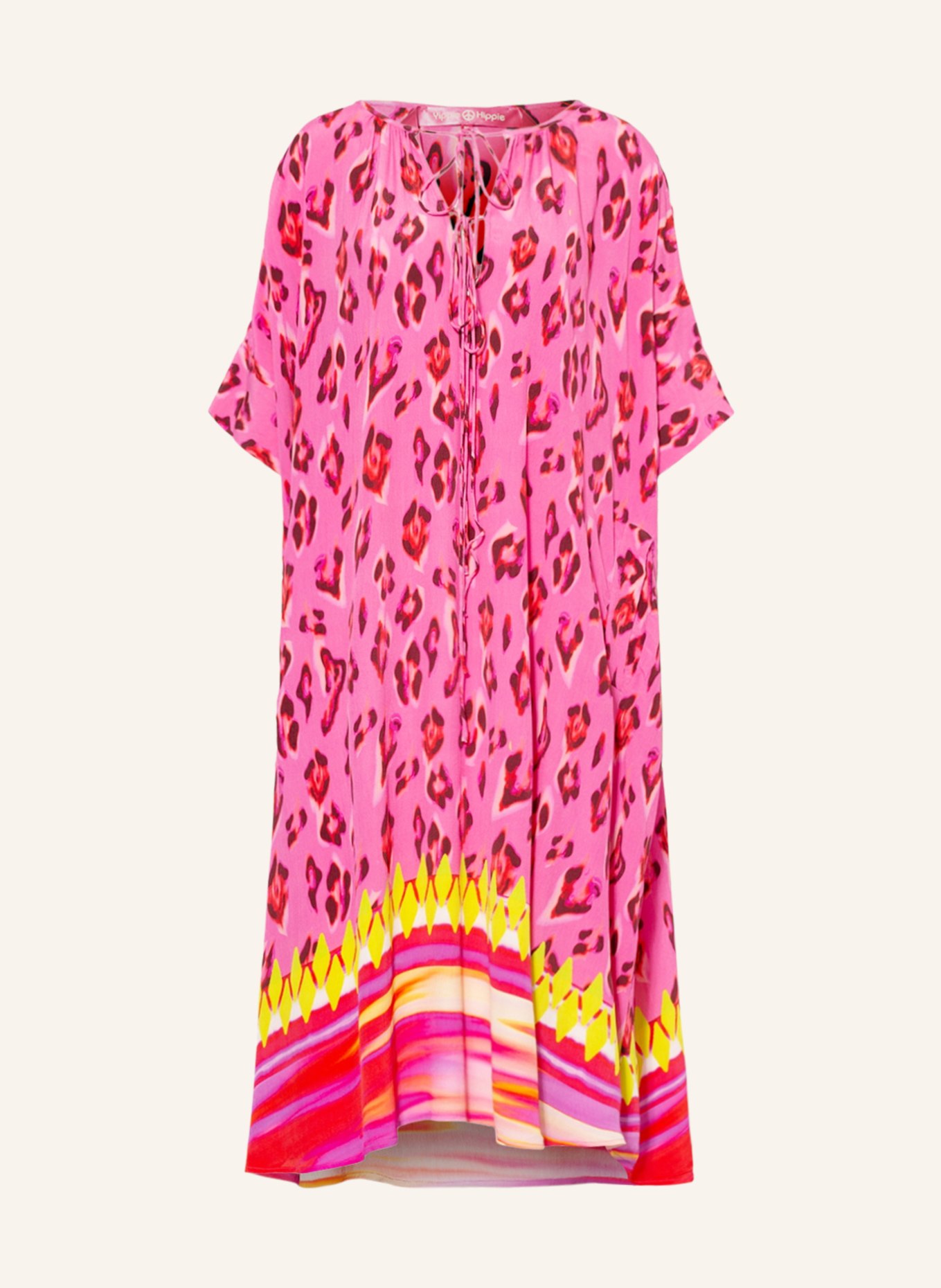 yippie hippie Sukienka, Kolor: MOCNORÓŻOWY (Obrazek 1)