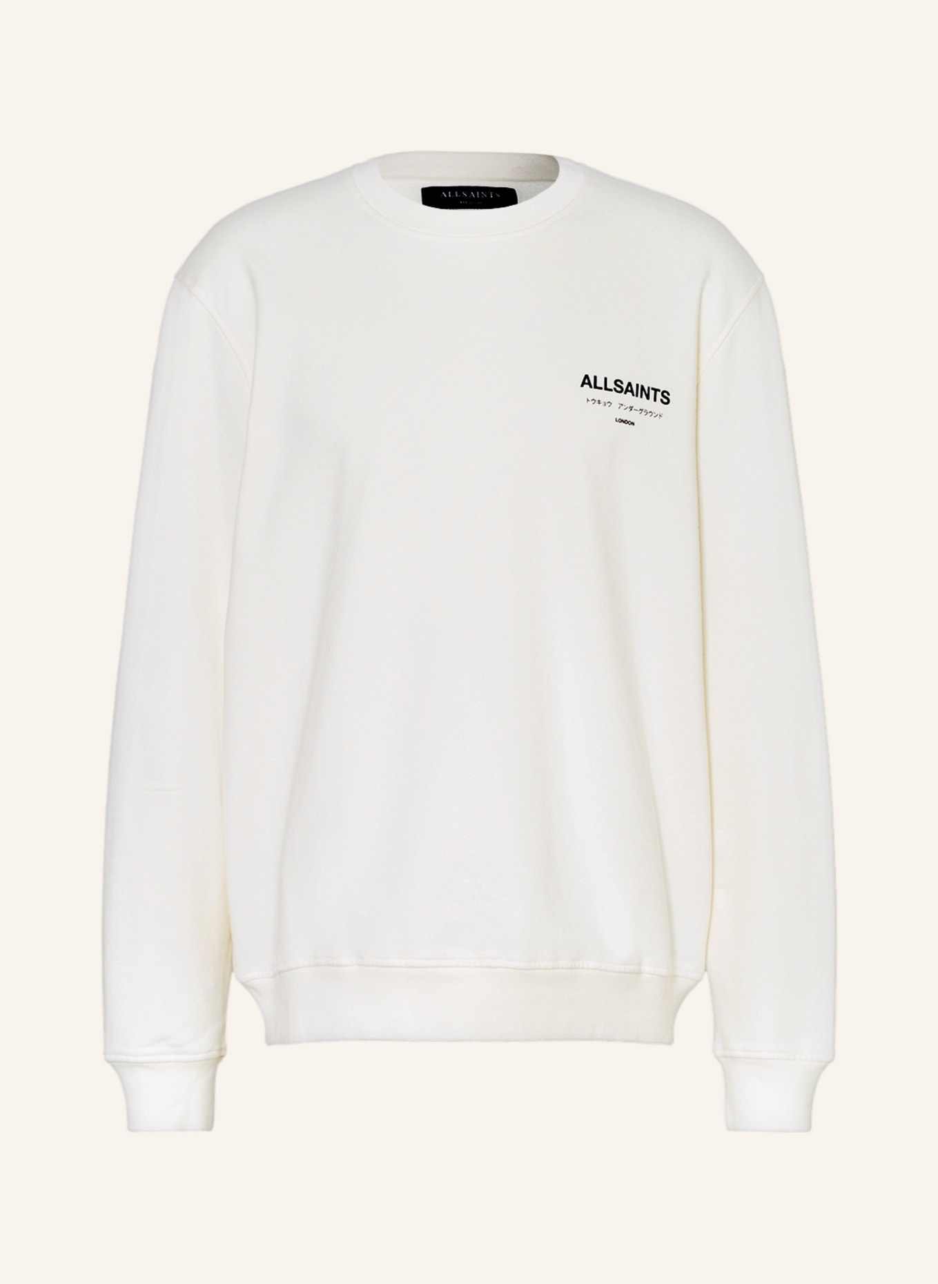 ALLSAINTS Sweatshirt UNDERGROUND, Color: ECRU (Image 1)