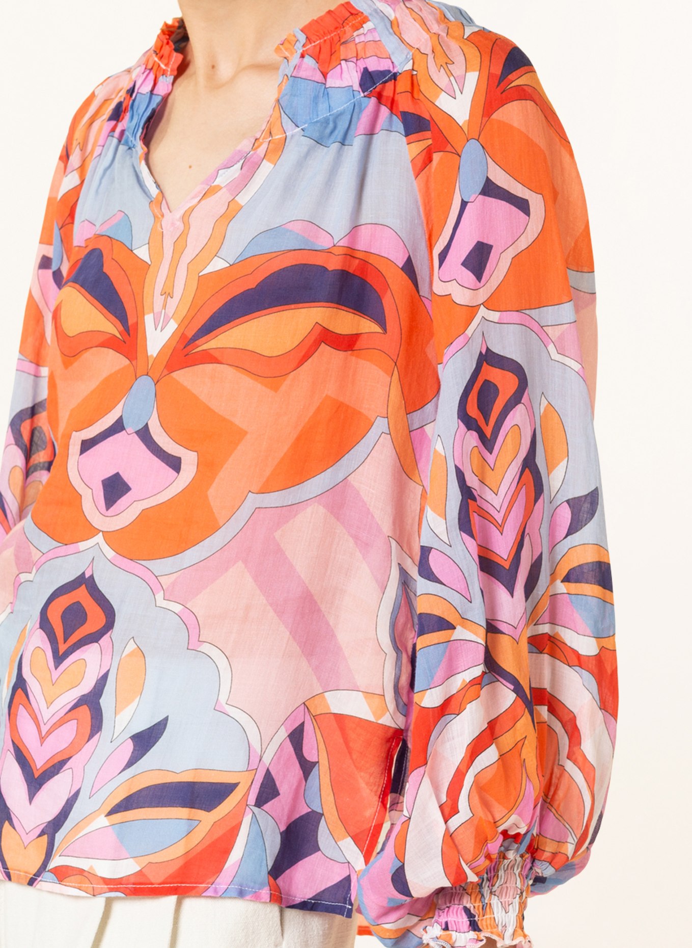 TONNO & PANNA Blusenshirt PERSIA, Farbe: ROSA/ ORANGE/ HELLBLAU (Bild 4)